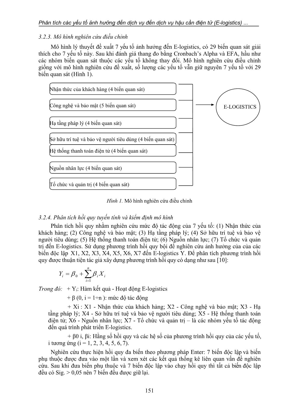 Phân tích các yếu tố ảnh hưởng đến dịch vụ hậu cần điện tử (E-Logistics) tại thành phố Hồ Chí Minh trang 5