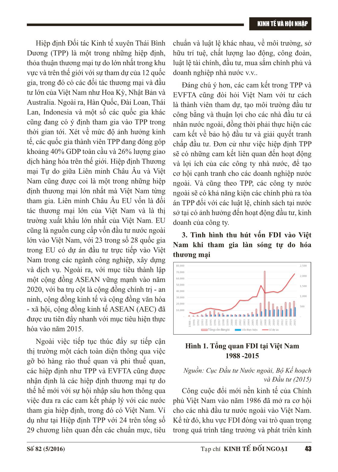 Tác động của tự do hóa thương mại thế hệ mới đến thu hút đầu tư trực tiếp nước ngoài vào Việt Nam trang 3