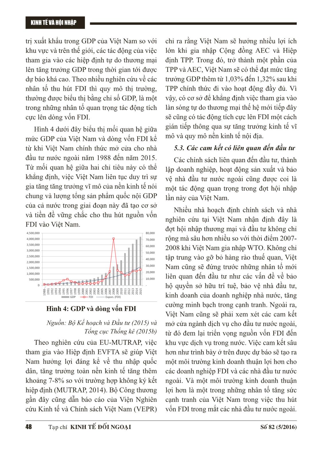 Tác động của tự do hóa thương mại thế hệ mới đến thu hút đầu tư trực tiếp nước ngoài vào Việt Nam trang 8