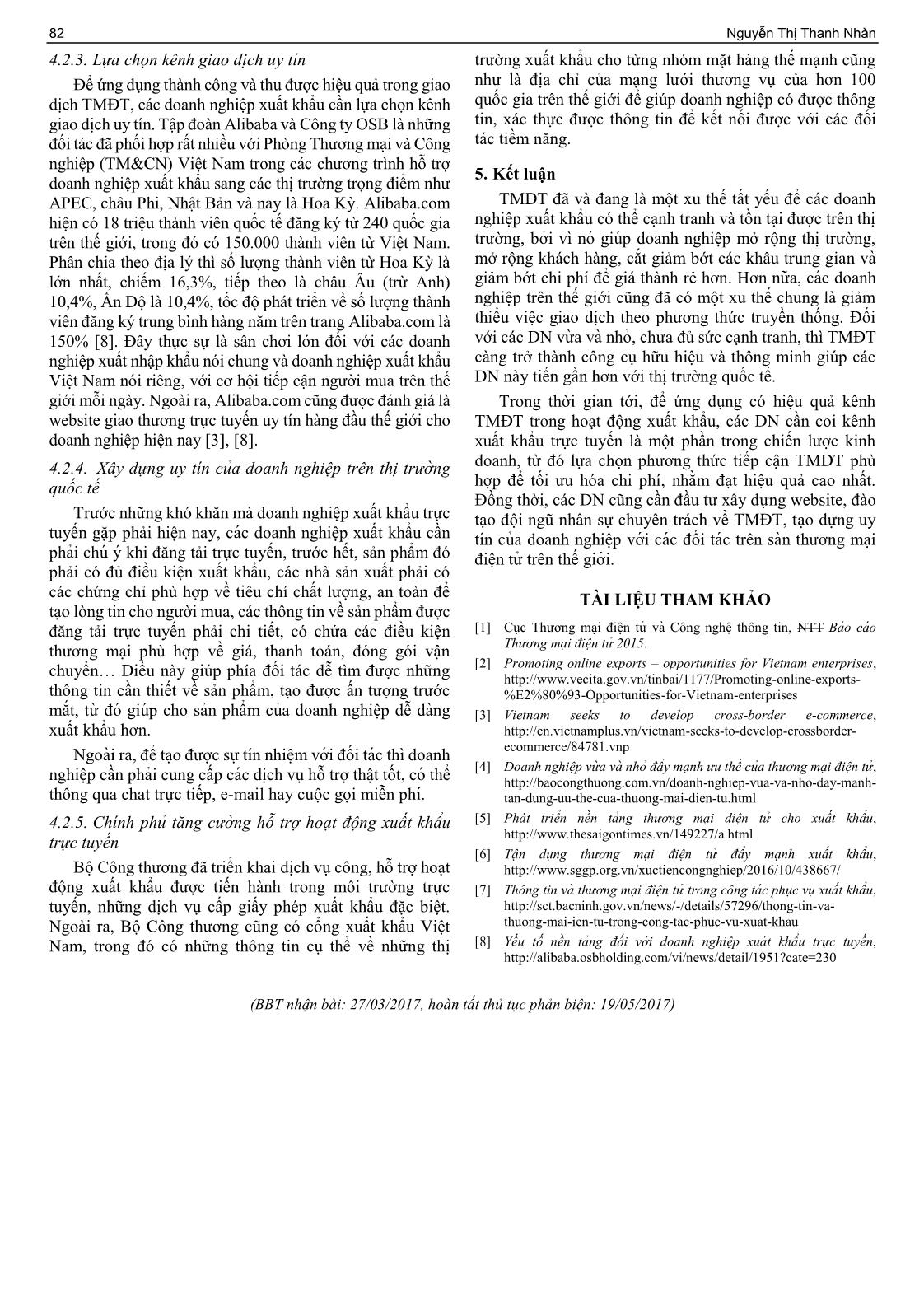 Tìm hiểu thực trạng ứng dụng thương mại điện tử của các doanh nghiệp xuất khẩu tại Việt Nam trang 5