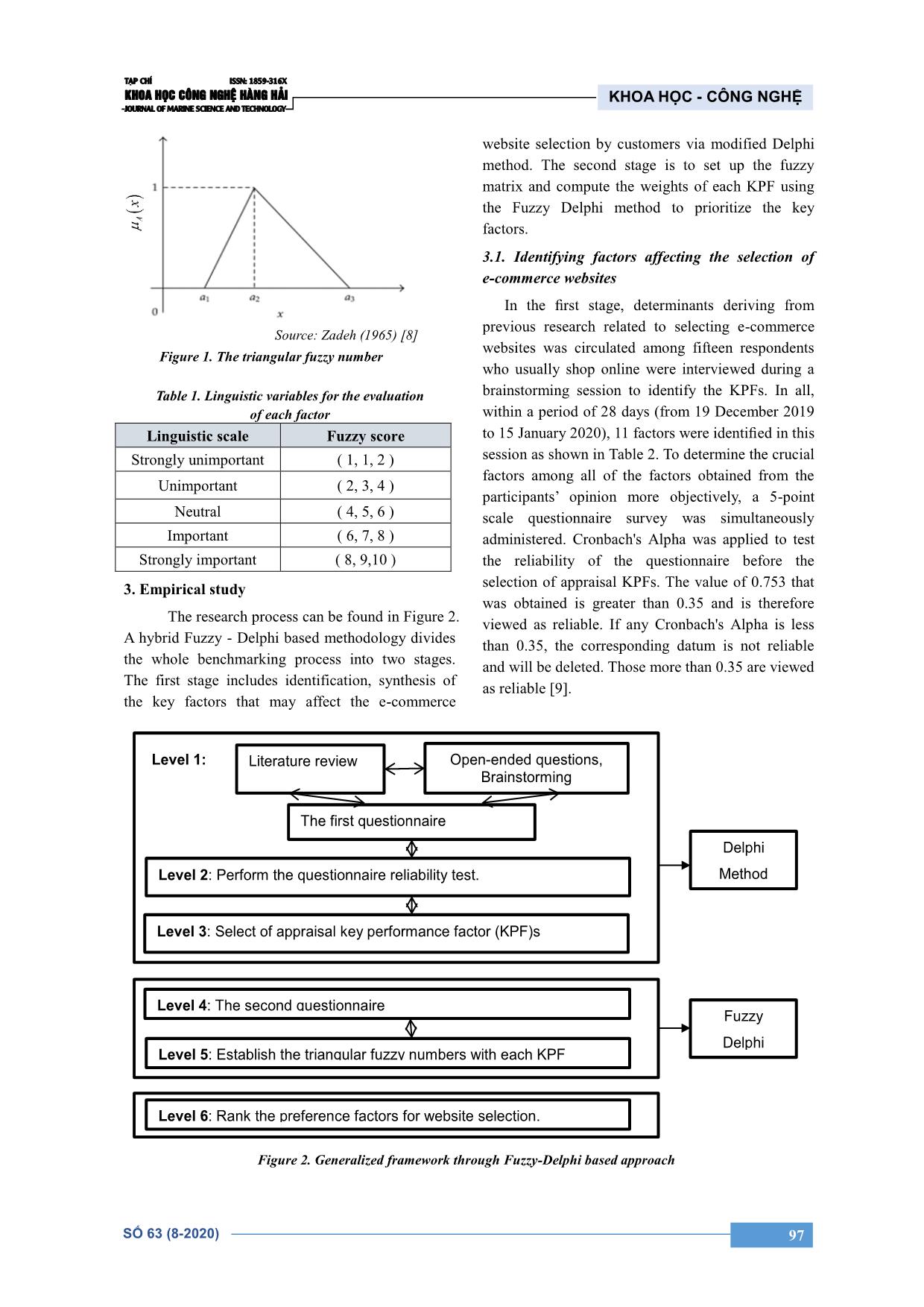 Các tiêu chí quyết định sự lựa chọn trang thương mại điện tử sử dụng phương pháp đánh giá Fuzzy-Delphi: Nghiên cứu trường hợp tại Việt Nam trang 3