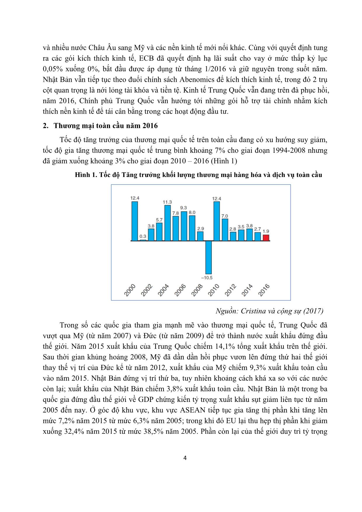 Thương mại quốc tế toàn cầu 2005-2016 và triển vọng 2017 trang 4