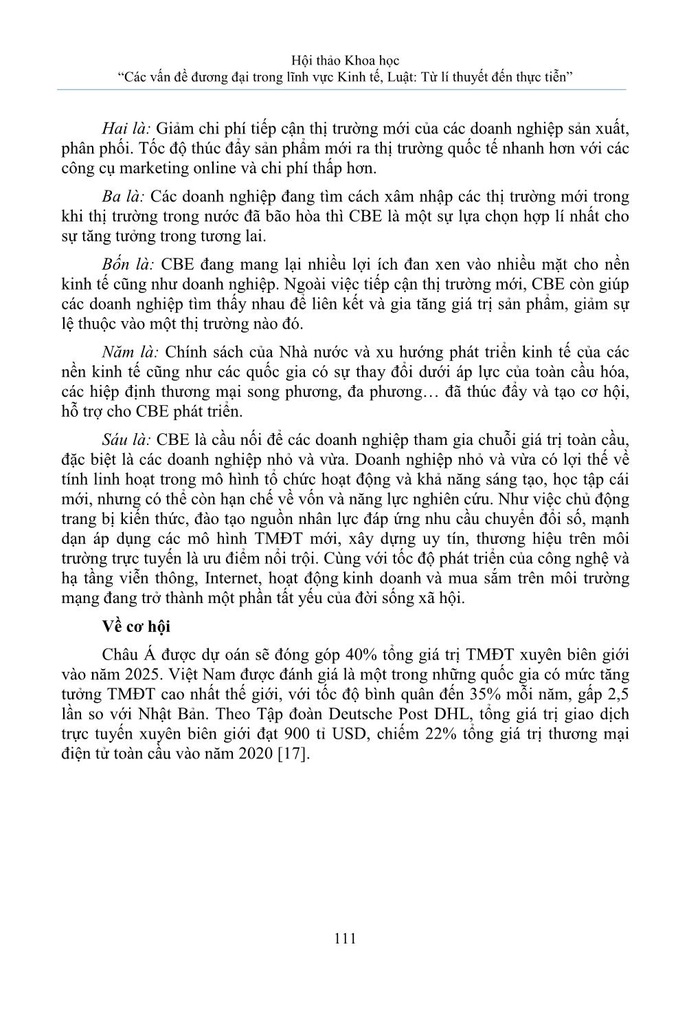 Xu hướng thương mại điện tử xuyên biên giới cơ hội khởi nghiệp từ thương mại điện tử và Logistics trang 6