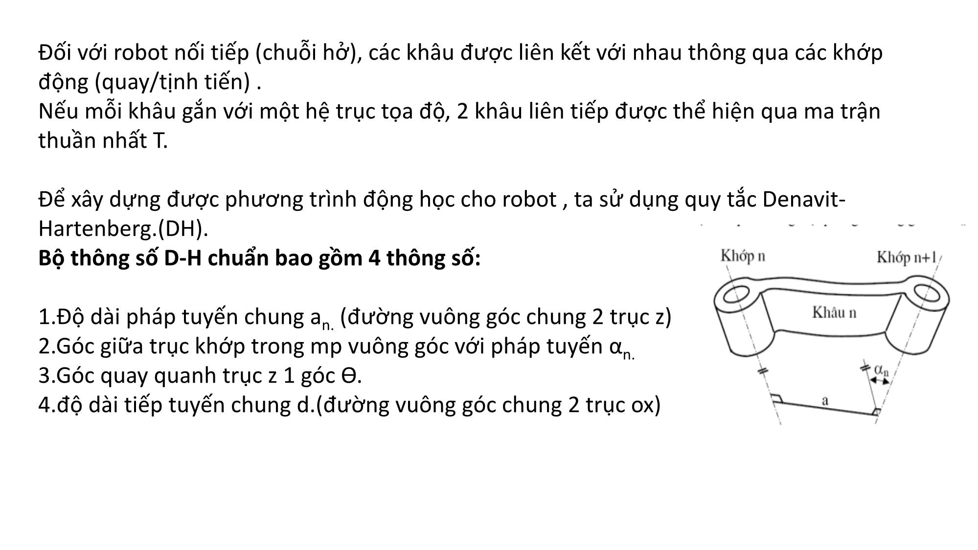 Bài giảng Phương trình động học robot trang 4