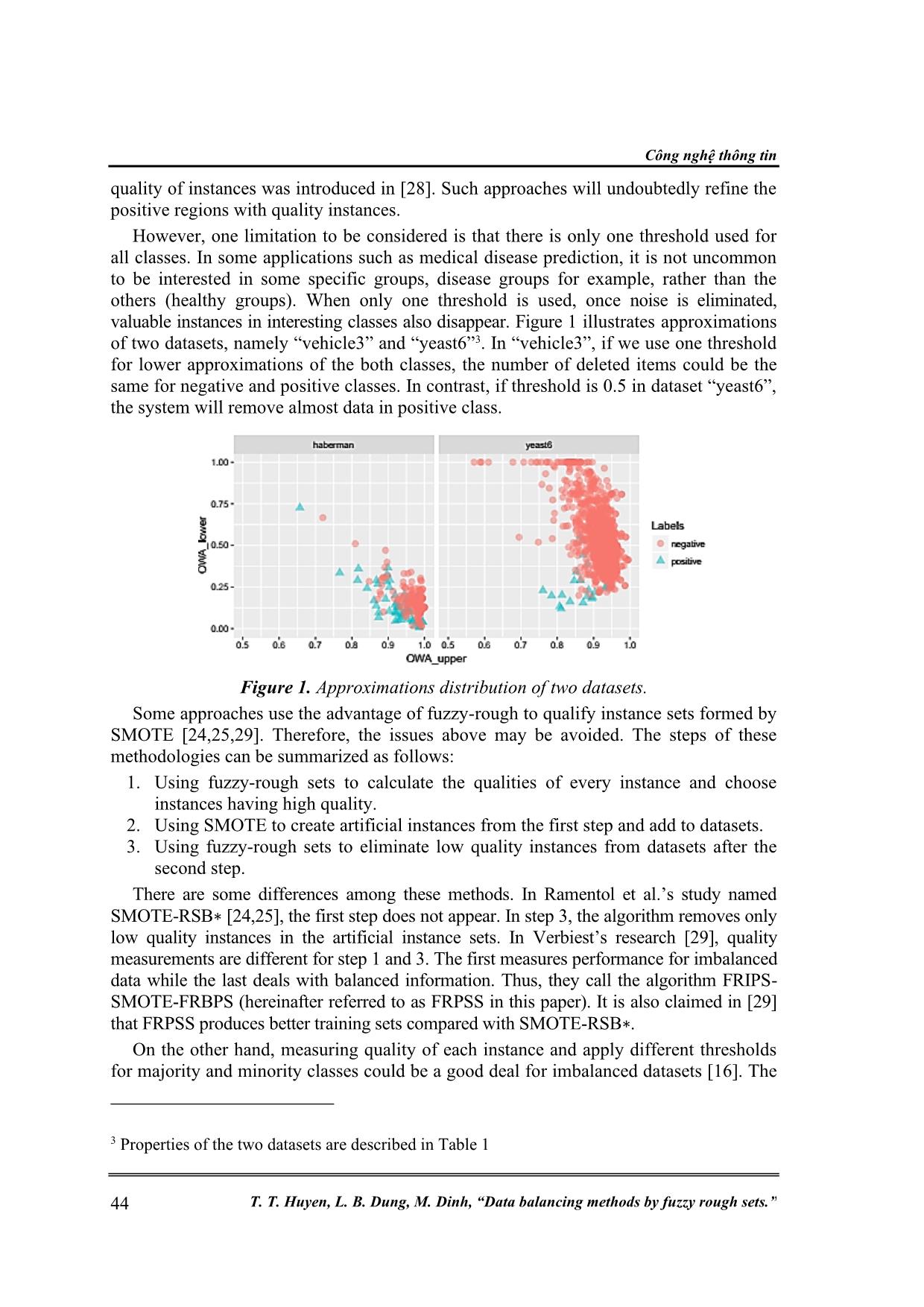 Data balancing methods by fuzzy rough sets trang 5