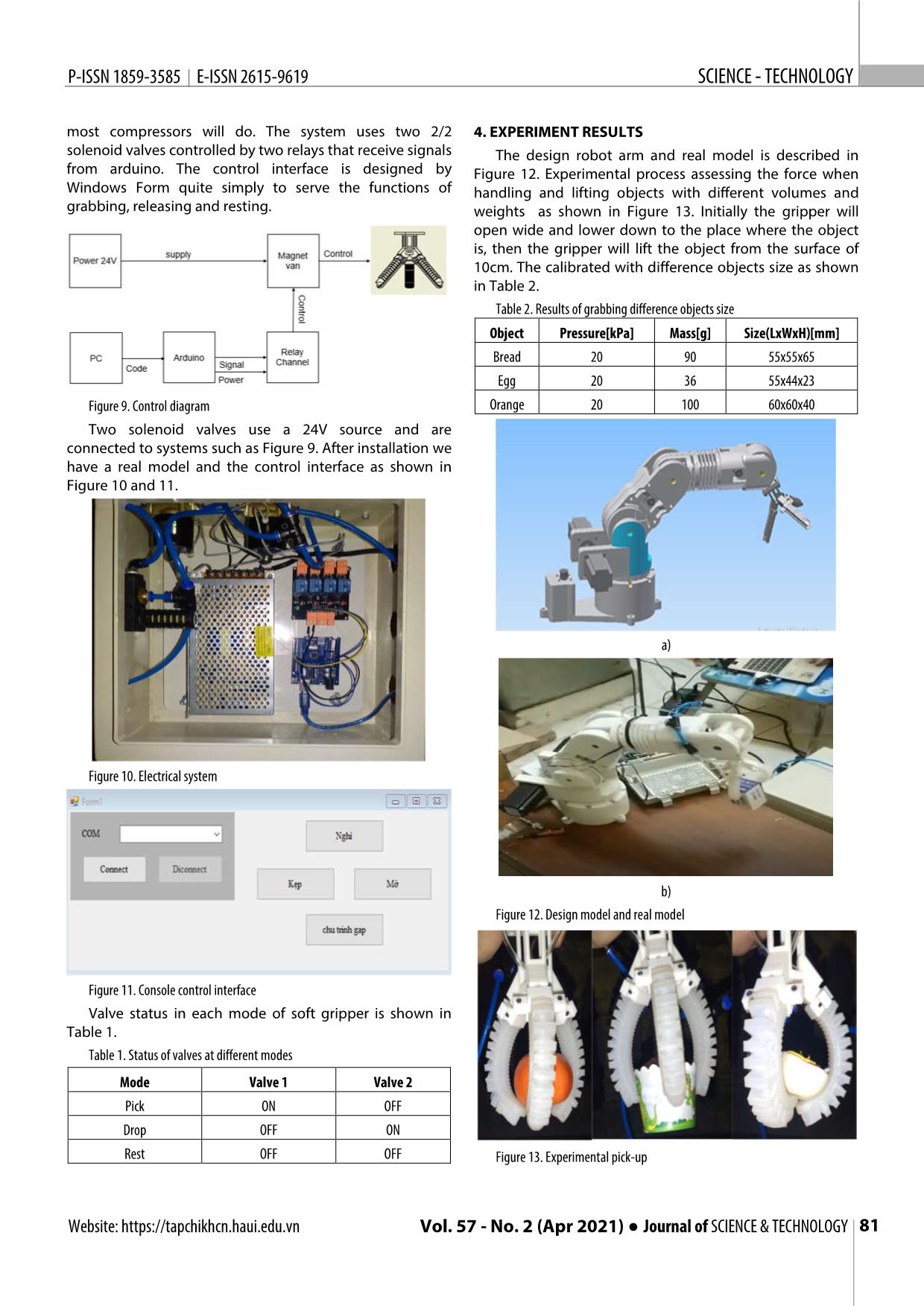 Design and fabrication of a soft robotic gripperfor object picking trang 4