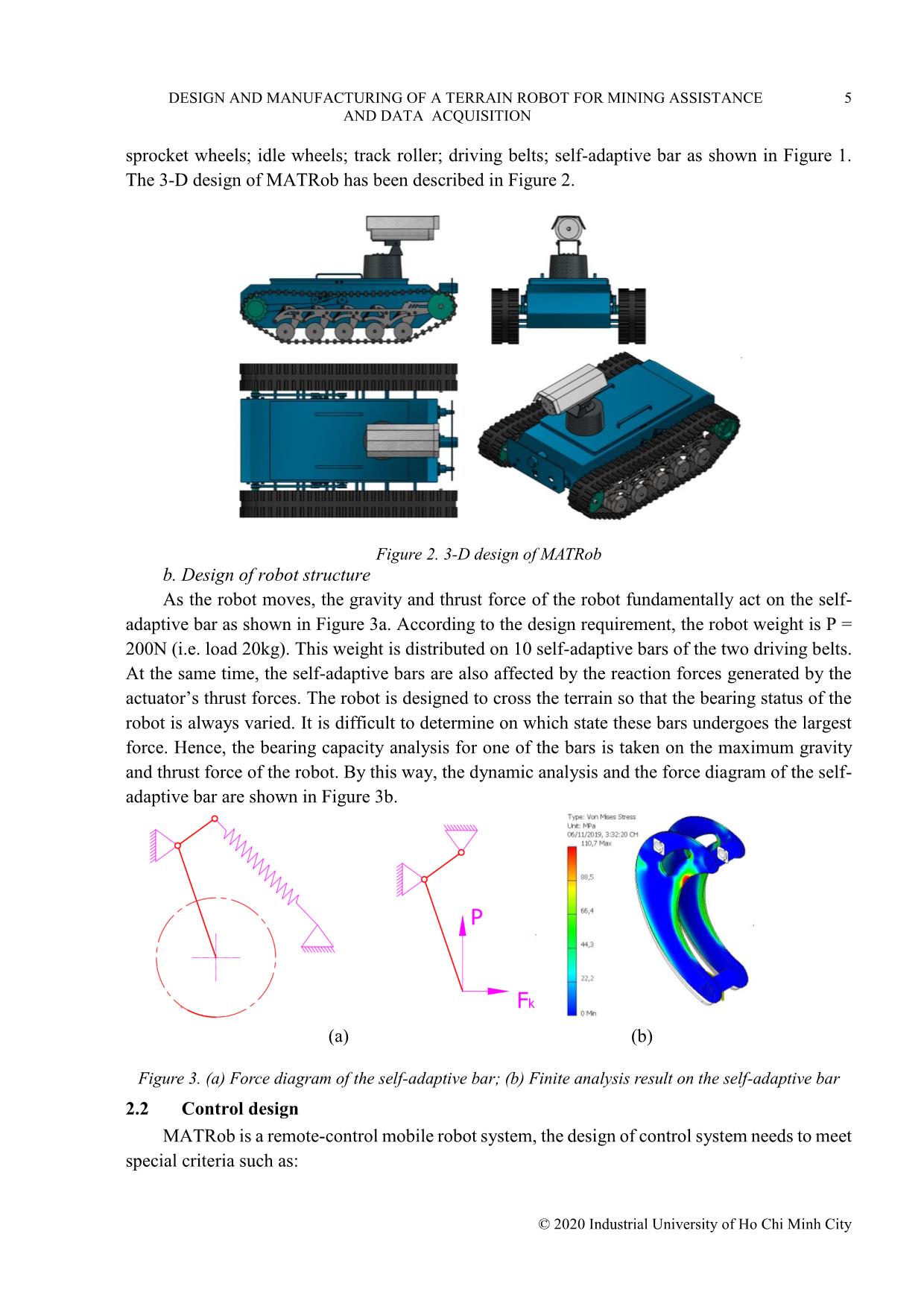 Design and manufacturing of a terrain robot for mining assistance and data acquisition trang 3