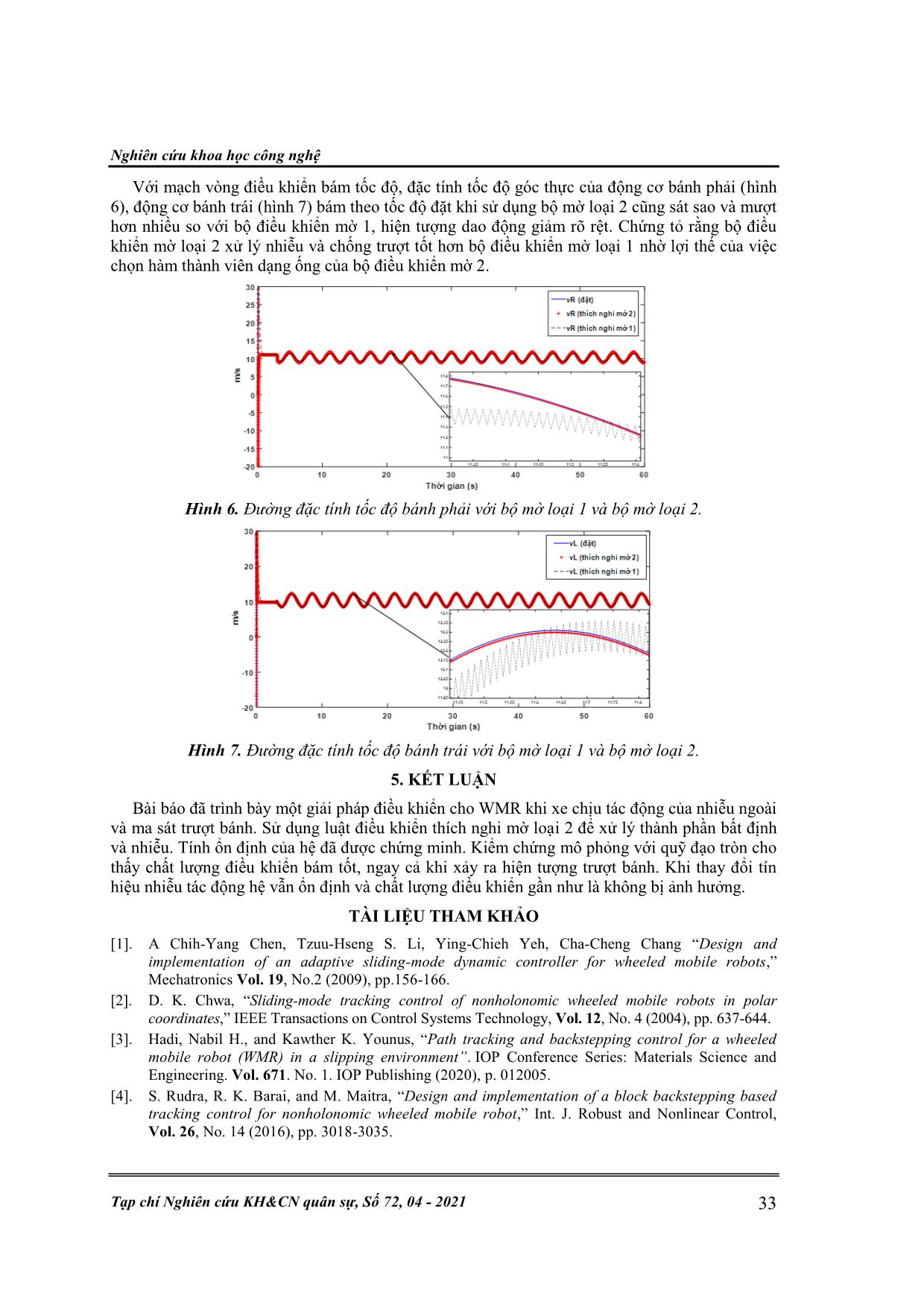 Điều khiển bám quỹ đạo cho xe tự hành sử dụng bộ điều khiển thích nghi mờ loại 2 trang 10
