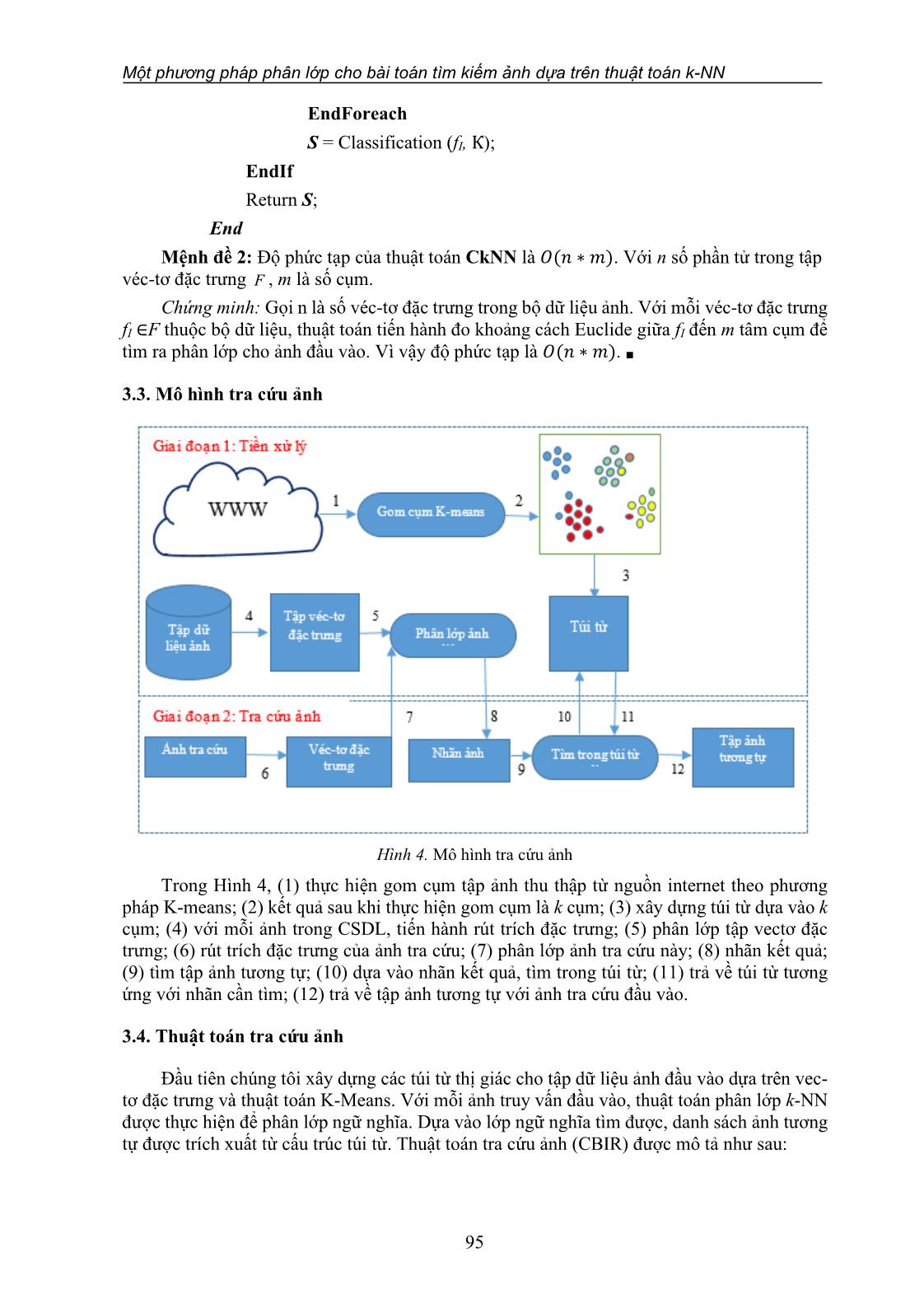 Một phương pháp phân lớp cho bài toán tìm kiếm ảnh dựa trên thuật toán k-NN trang 7