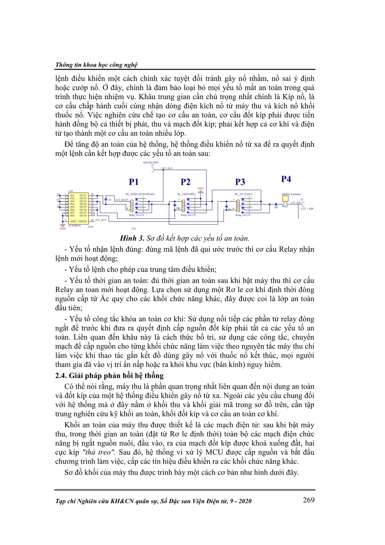 Một số giải pháp nâng cao độ tin cậy điều khiển nổ vô tuyến trang 3
