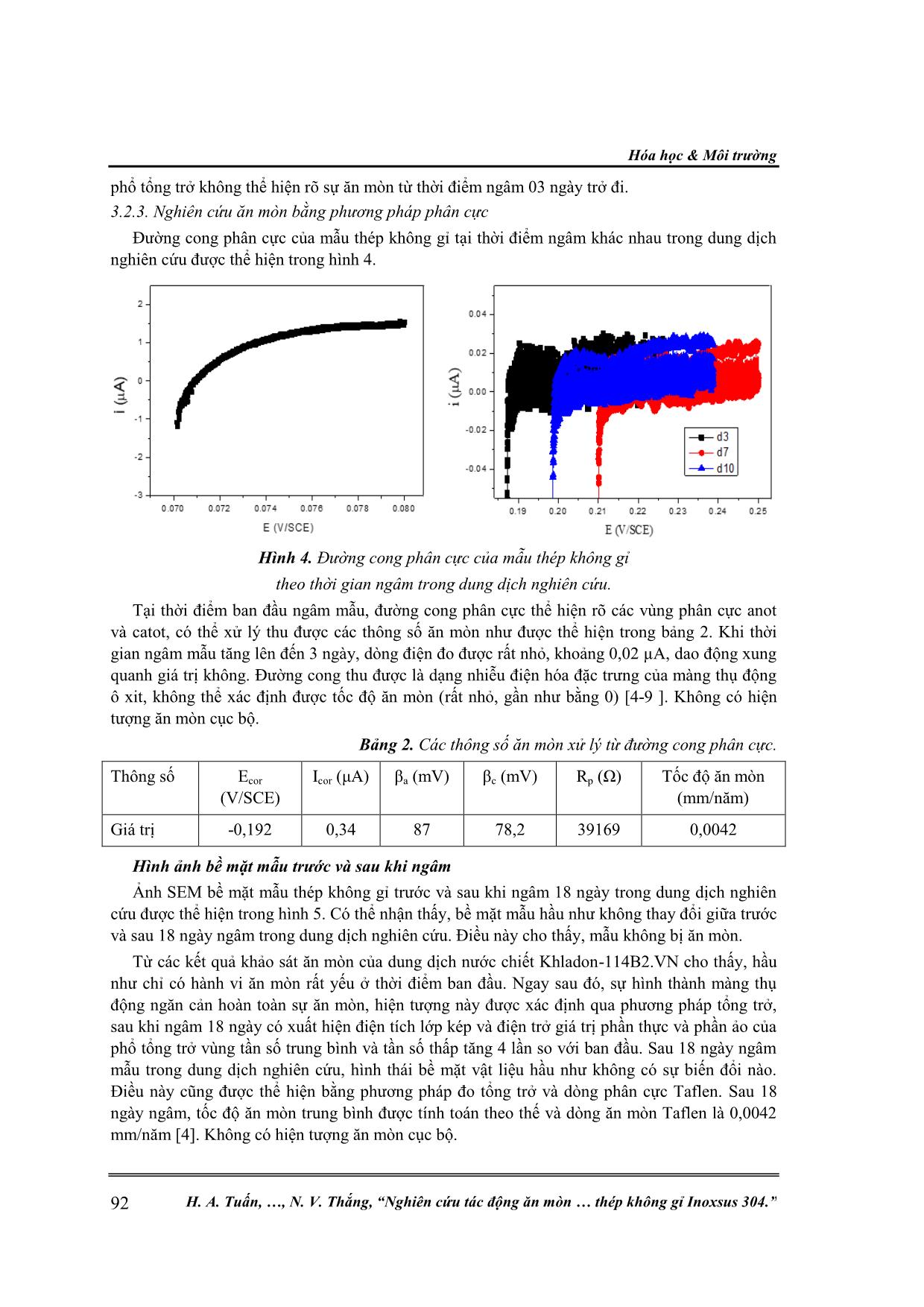 Nghiên cứu tác động ăn mòn của khladon-114b2.vn đến vật liệu thép không gỉ inoxsus 304 trang 4