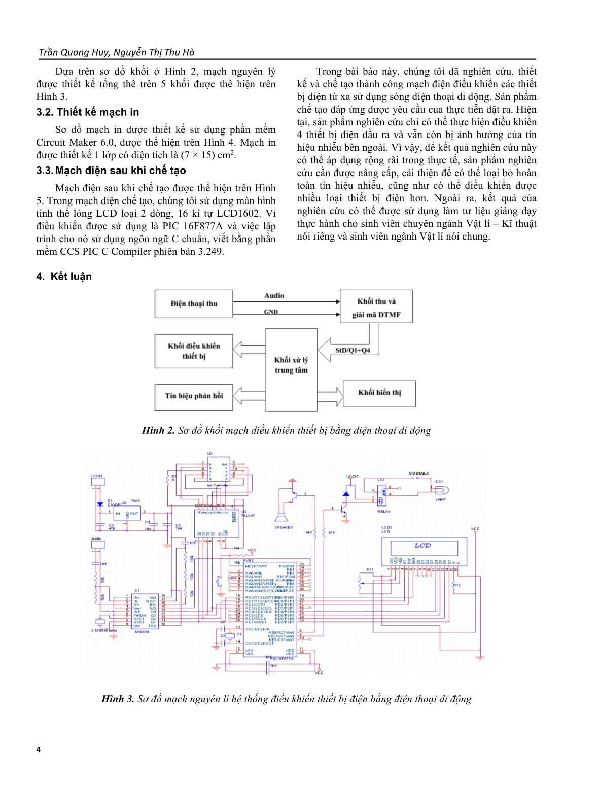 Nghiên cứu thiết kế, chế tạo mạch điều khiển thiết bị điện bằng điện thoại di động trang 4