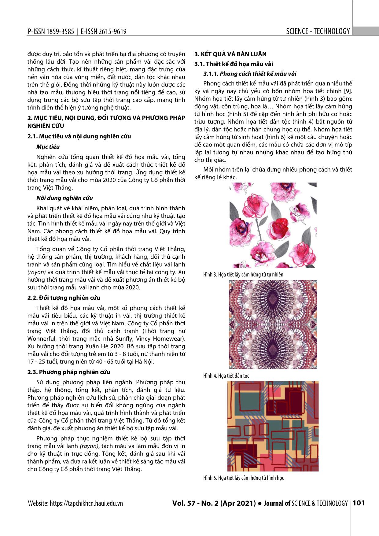 Nghiên cứu thiết kế đồ họa mẫu vải và ứng dụng thiết kế bộ sưu tập thời trang mẫu vải trang 4