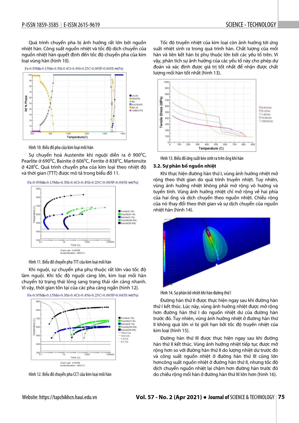 Phân tích sự chuyển pha và trường nhiệt khi hàn nối ống thép các bon bằng quá trình orbital - mag trang 4