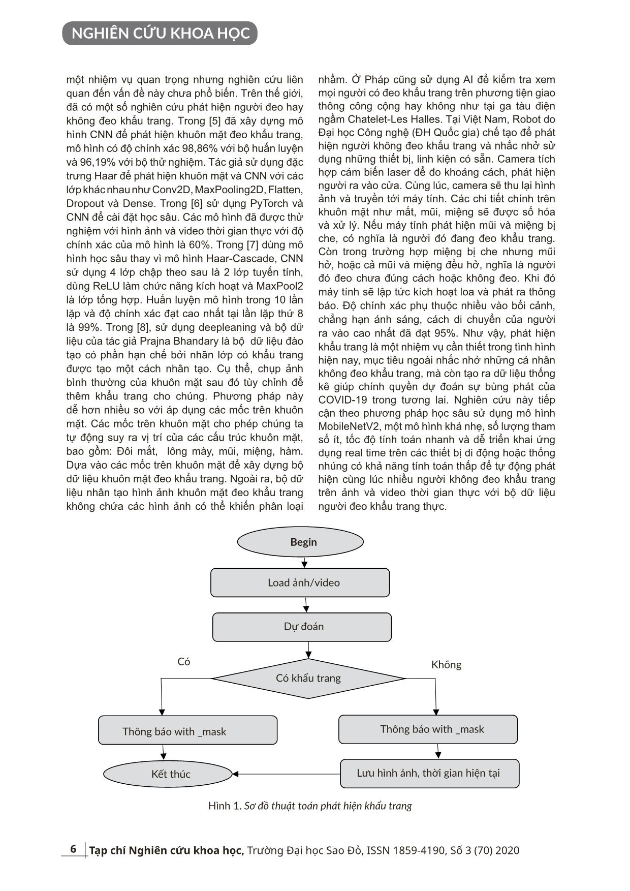 Phát hiện khẩu trang sử dụng mô hình học sâu MobileNetV2 trang 2
