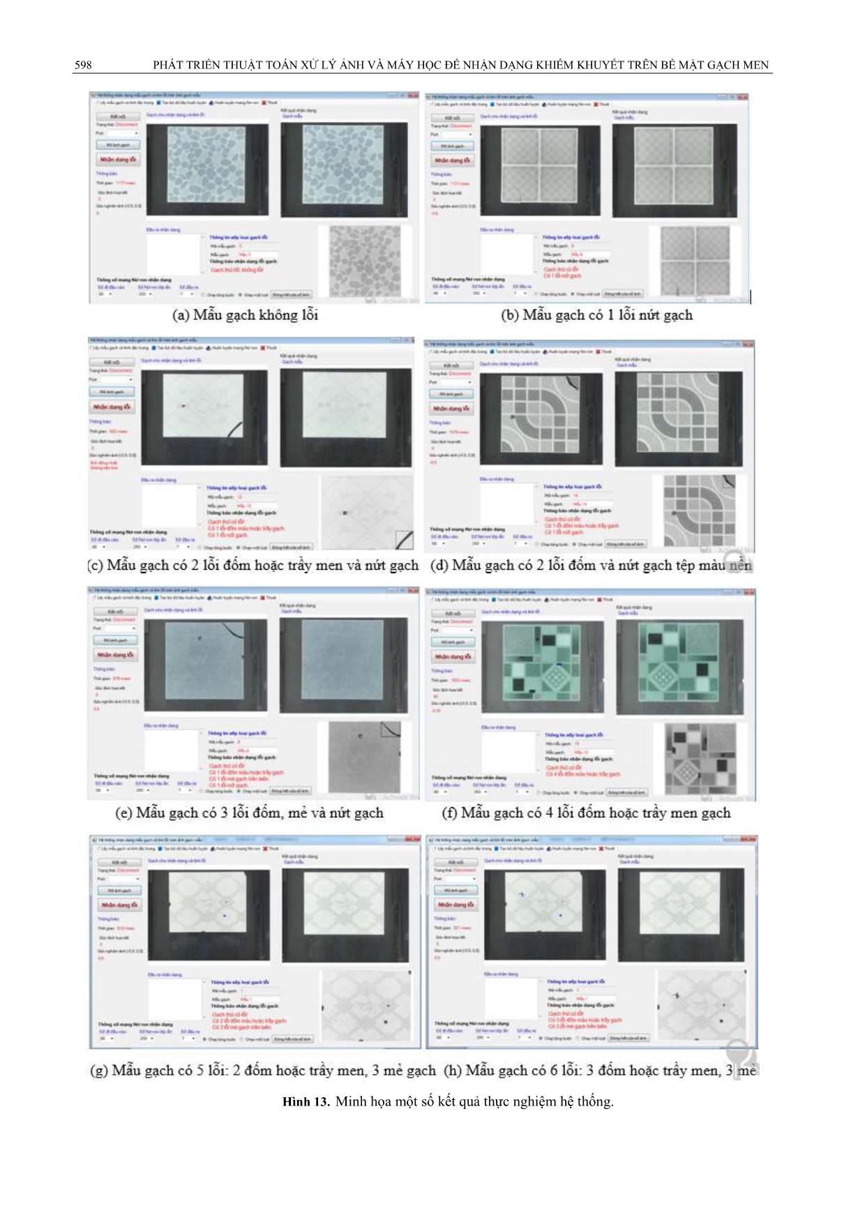 Phát triển thuật toán xử lý ảnh và máy học để nhận dạng khiếm khuyết trên bề mặt gạch men trang 9