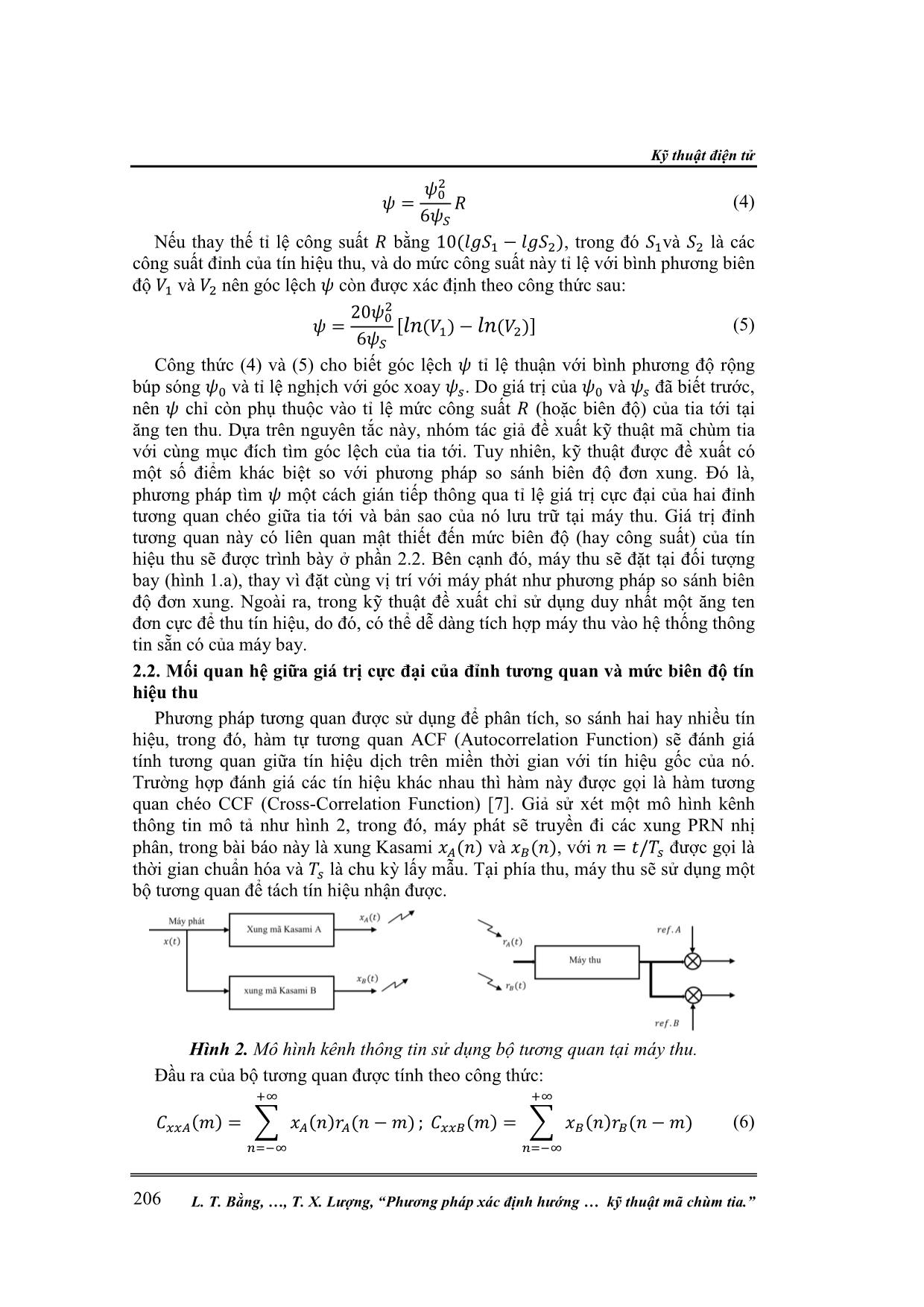 Phương pháp xác định hướng của máy bay sử dụng kỹ thuật mã chùm tia trang 3