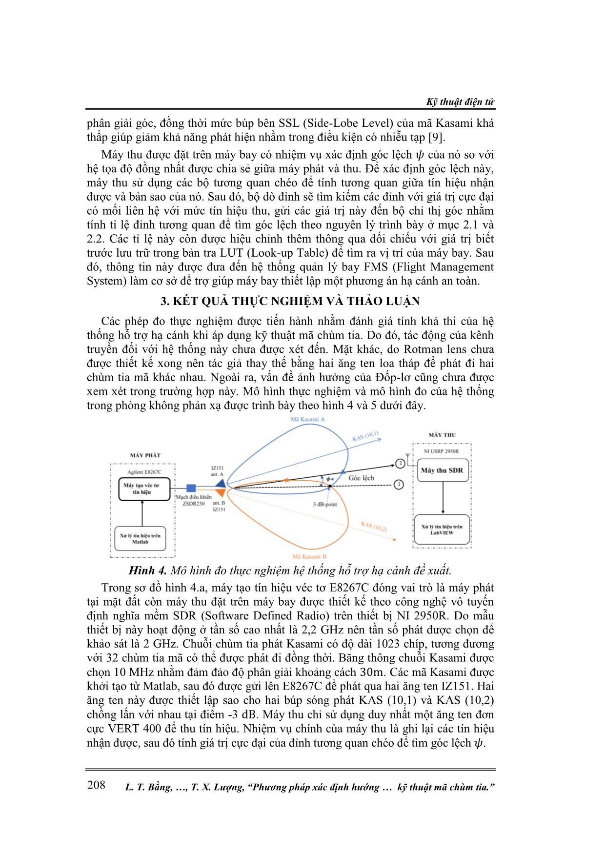 Phương pháp xác định hướng của máy bay sử dụng kỹ thuật mã chùm tia trang 5
