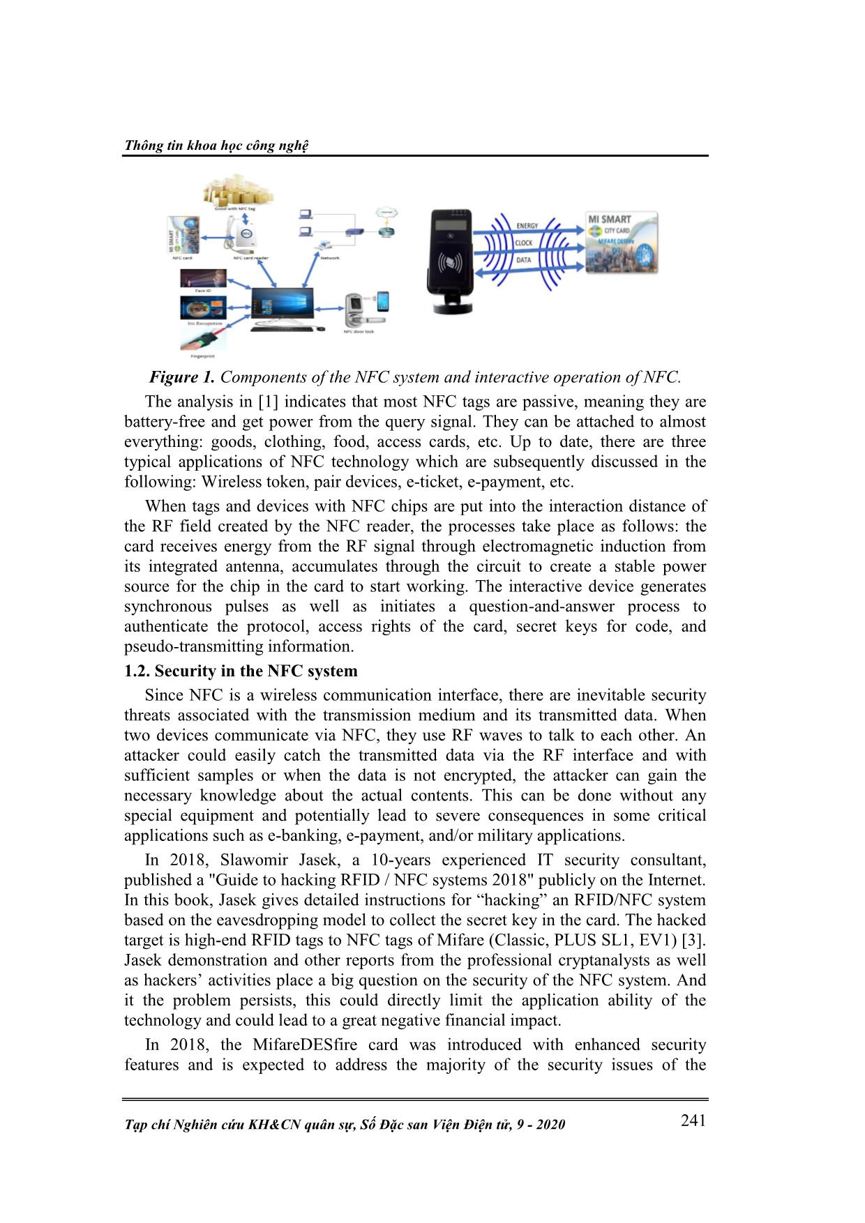 Security for near field communication systems in e-payment application trang 2