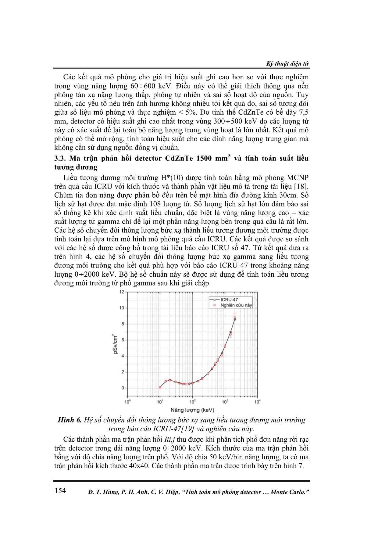 Tính toán mô phỏng detector bán dẫn CdZnTe bằng phương pháp monte carlo trang 7