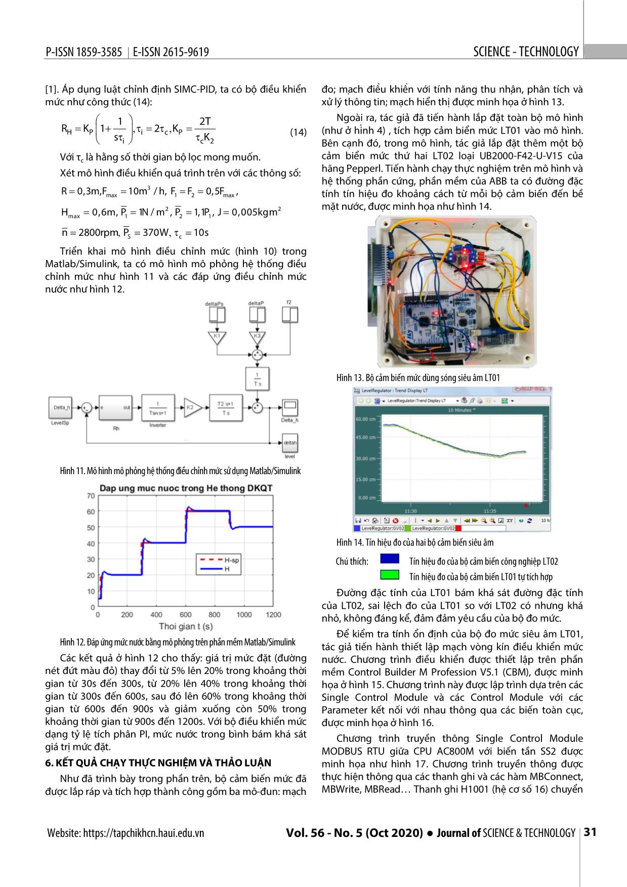 Thiết kế, tích hợp bộ cảm biến mức siêu âm trong hệ thống Scada trang 5