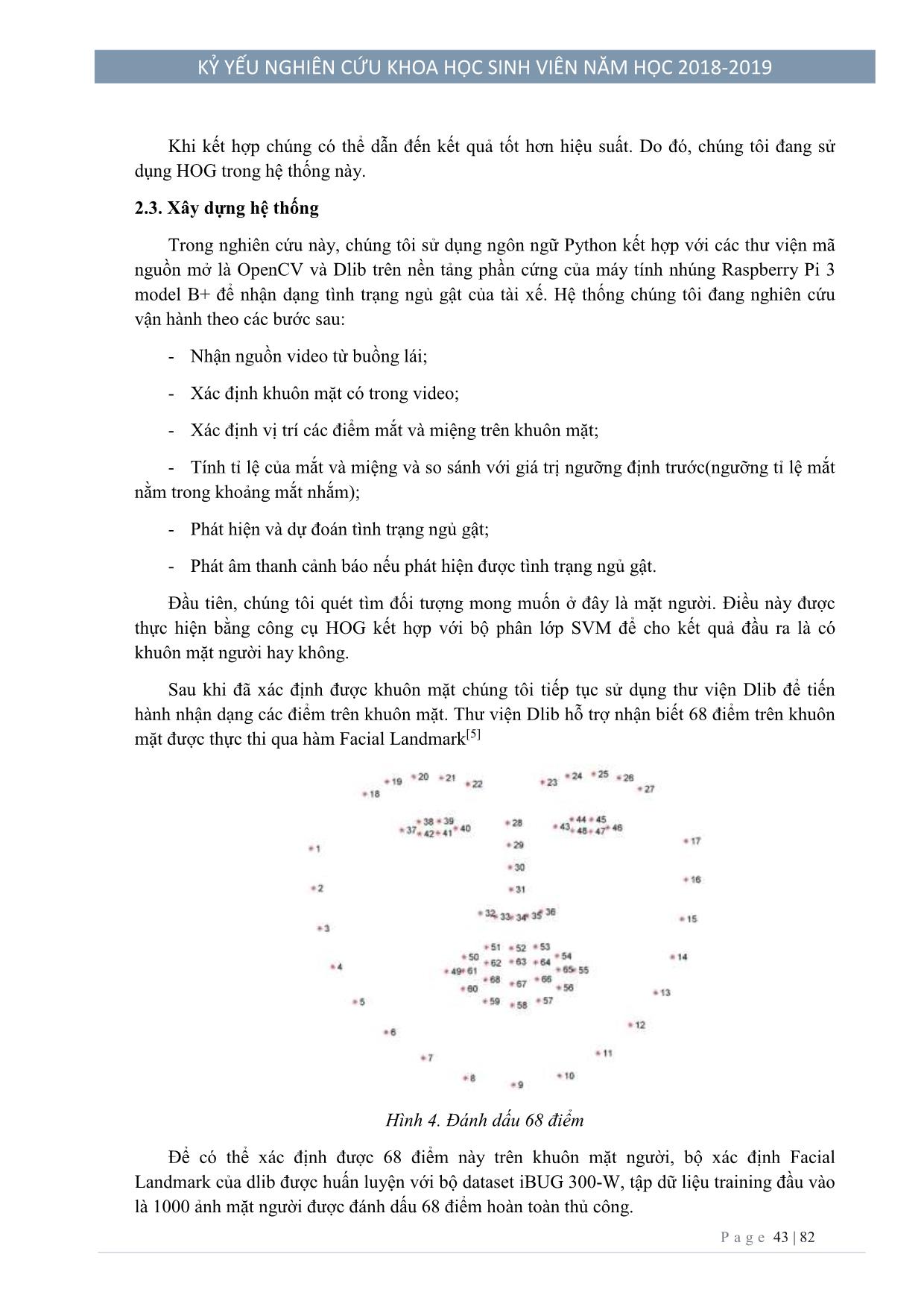 Xây dựng hệ thống cảnh báo ngủ gật trên Kit Raspberry PI 3 trang 4