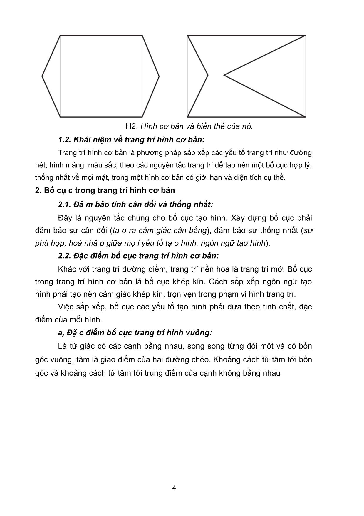 Giáo trình Trang trí cơ bản (Phần 2) trang 6