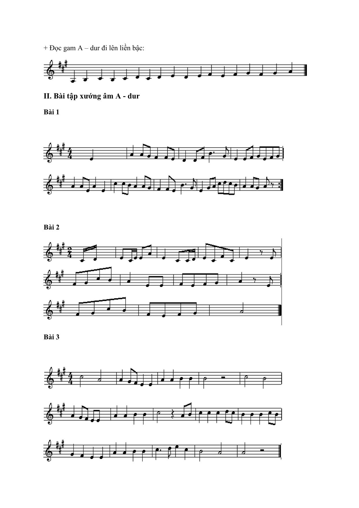 Giáo trình Thanh nhạc, organ, biểu diễn nhạc cụ truyền thống - Ký xướng âm 4 trang 7