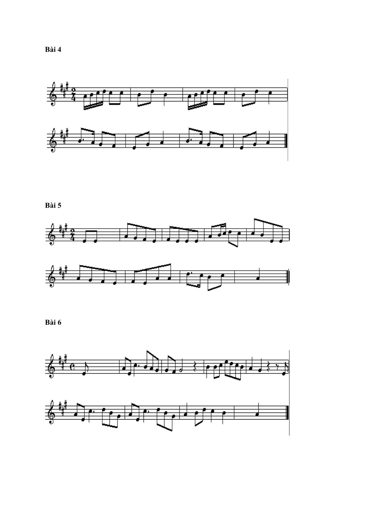 Giáo trình Thanh nhạc, organ, biểu diễn nhạc cụ truyền thống - Ký xướng âm 4 trang 8