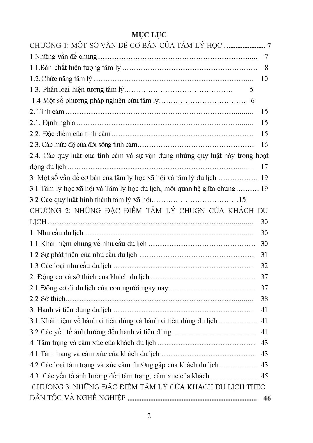 Giáo trình Chế biến món ăn - Tâm lý và kỹ năng giao tiếp ứng xử với khách du lịch trang 4