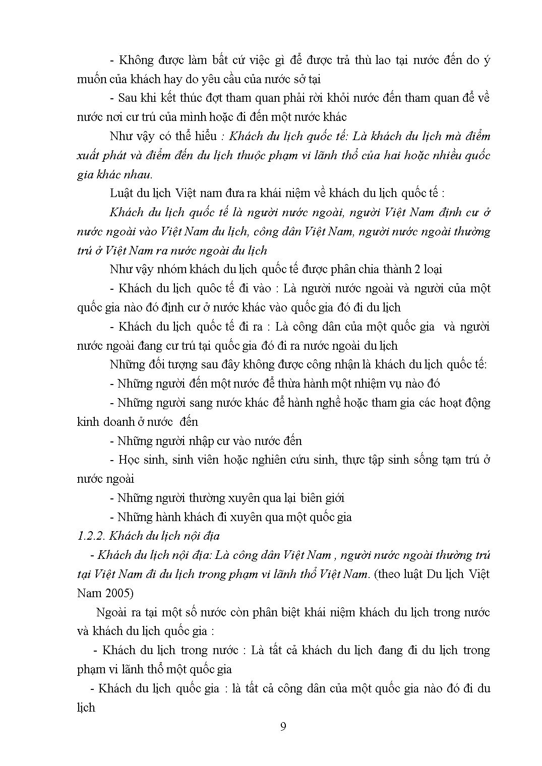 Giáo trình Kỹ thuật chế biến món ăn - Tổng quan du lịch và khách sạn trang 9