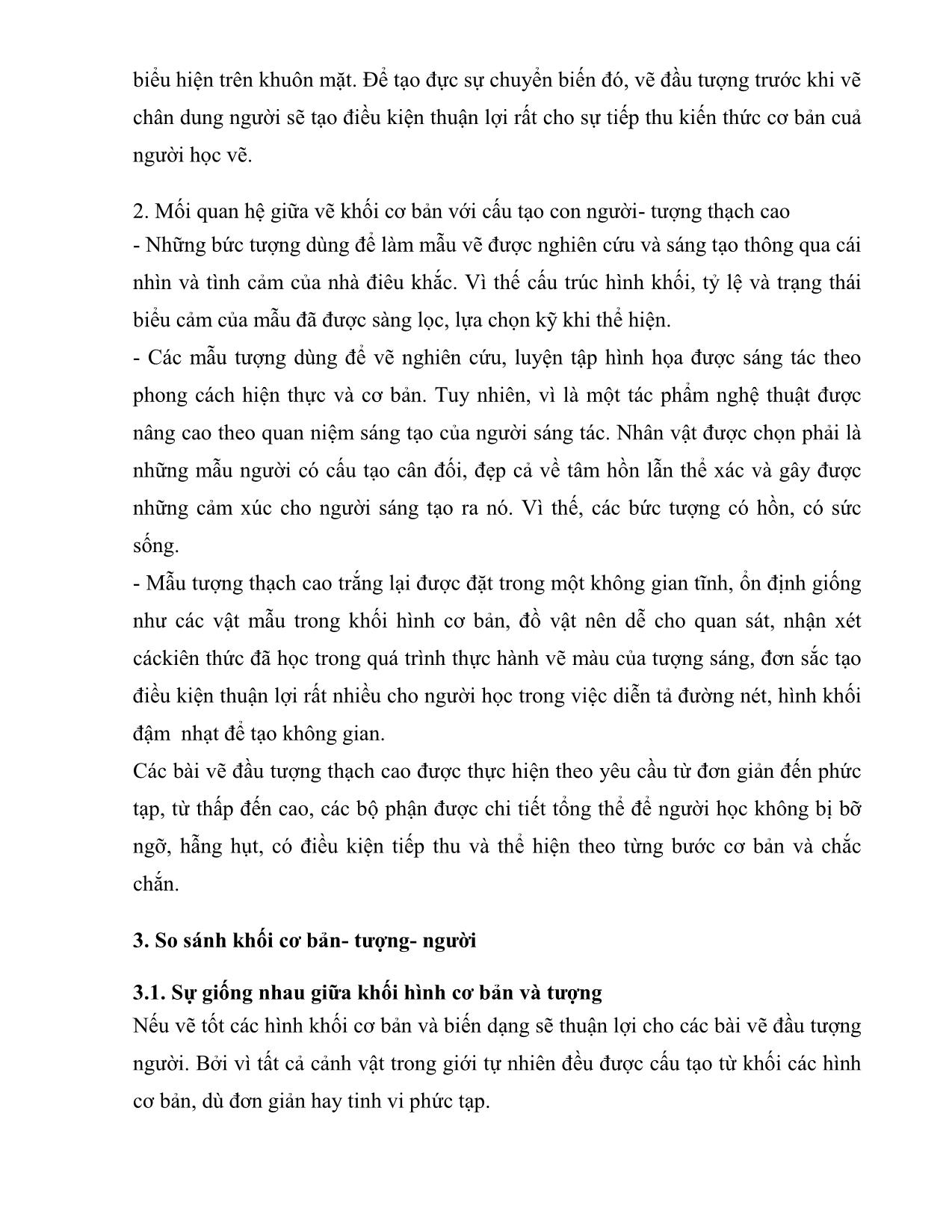 Giáo trình Hội họa - Vẽ hình họa chân dung và bán thân tượng người trang 9