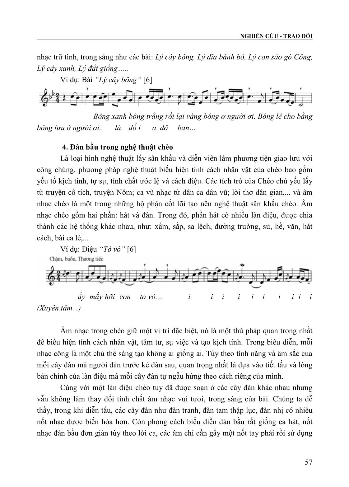 Vai trõ của đàn bầu trong âm nhạc cổ truyền Việt Nam trang 4