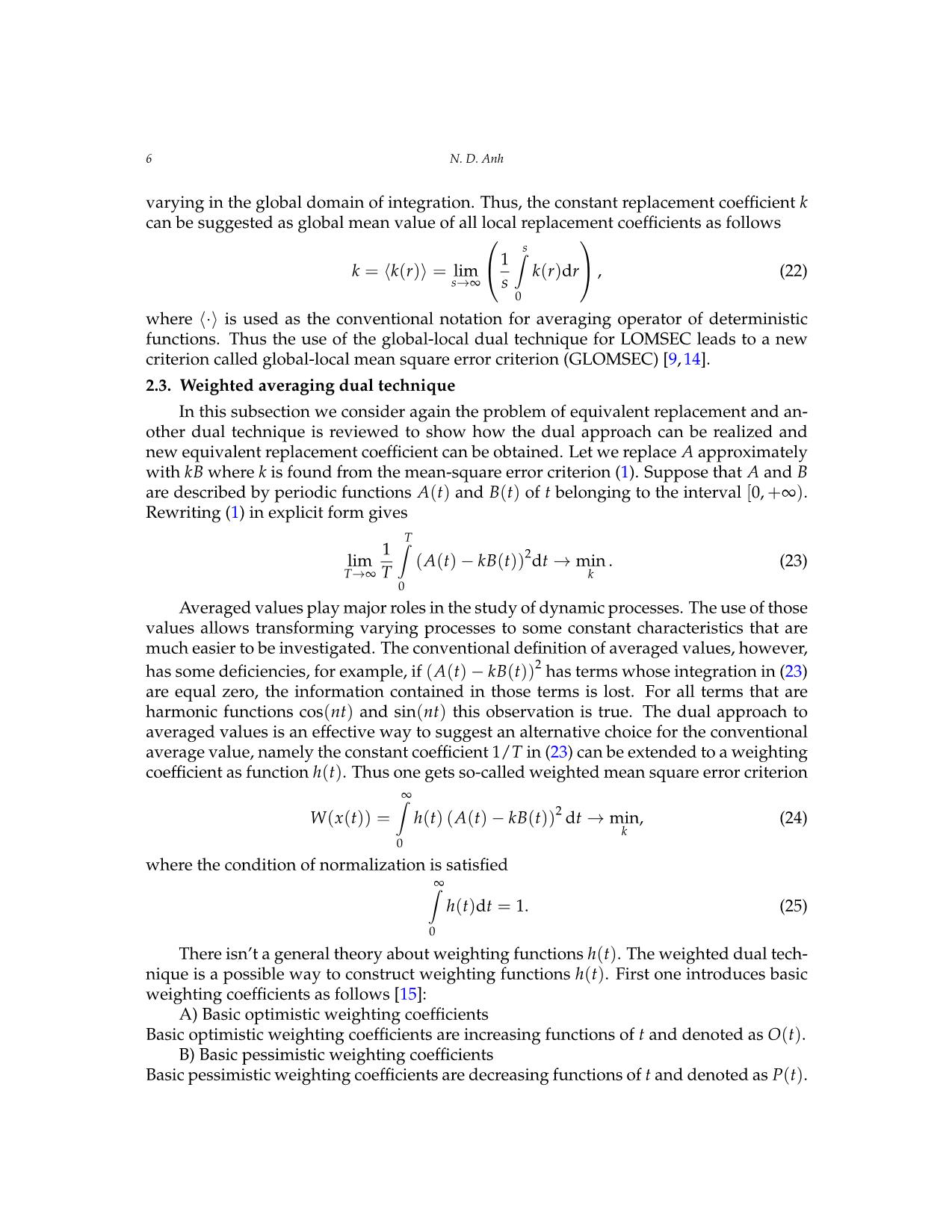 A comprehensive review on dual approach to the vibration analysis: some dual techniques and application trang 6