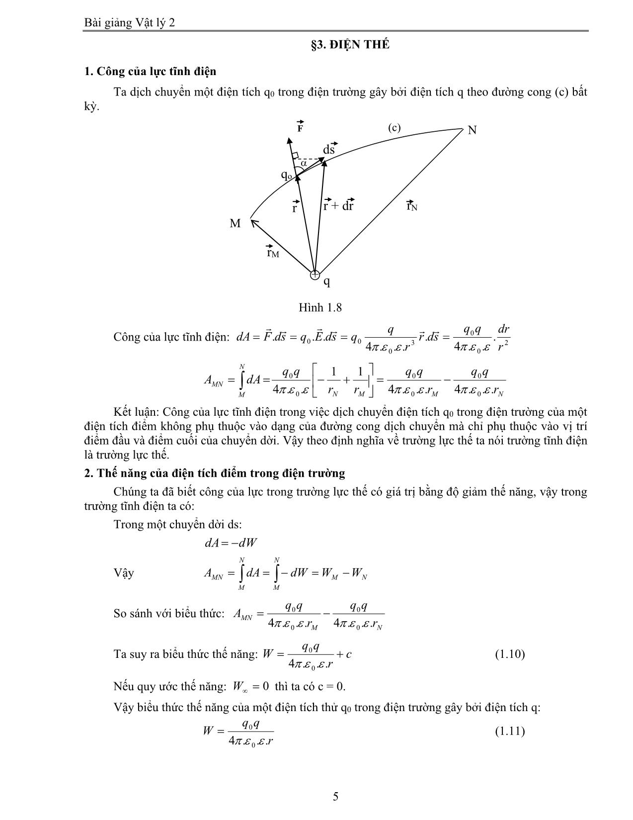 Giáo trình Vật lý 2 trang 5