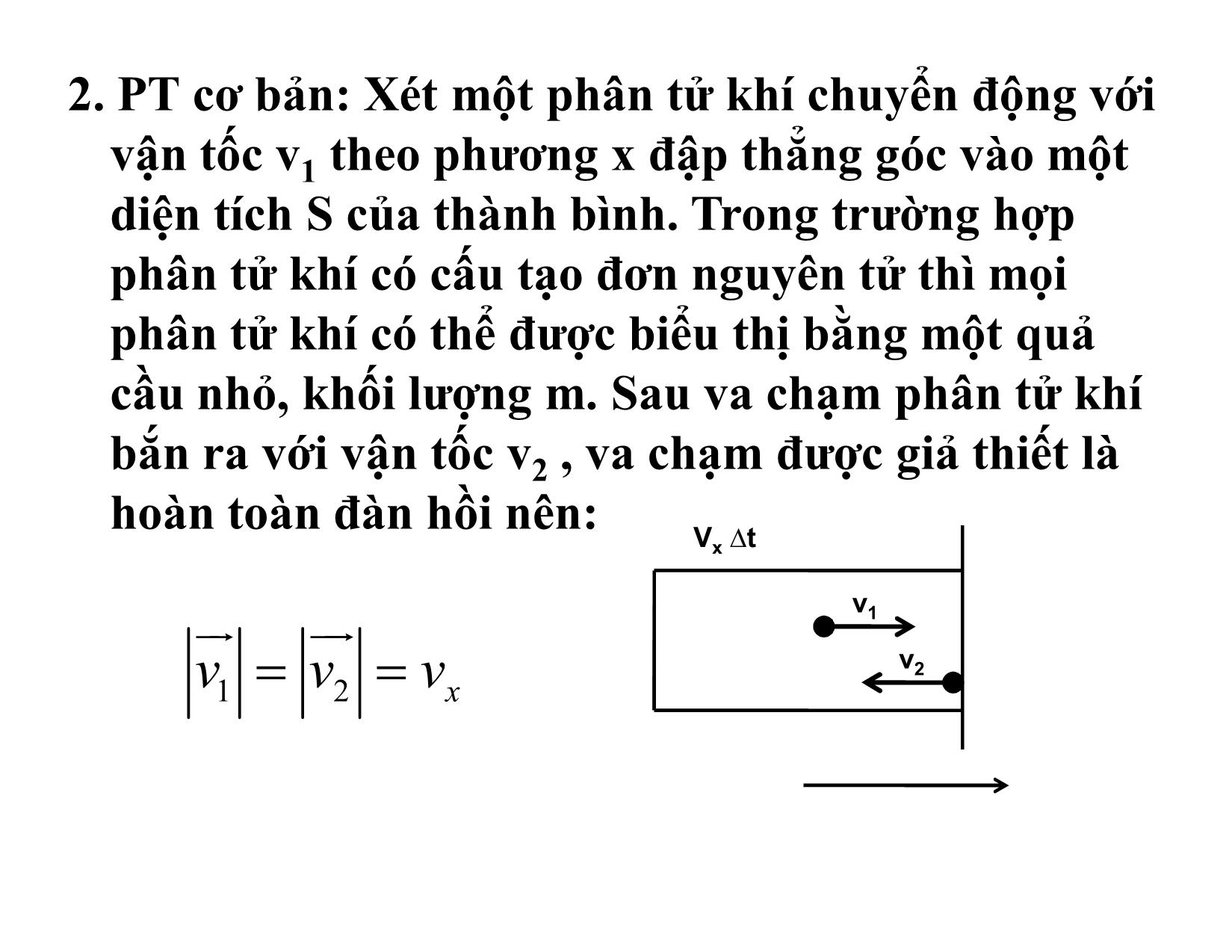 Bài giảng Vật lý đại cương 1 - Chương 4: Các định luật thực nghiệm về chất khí trang 10