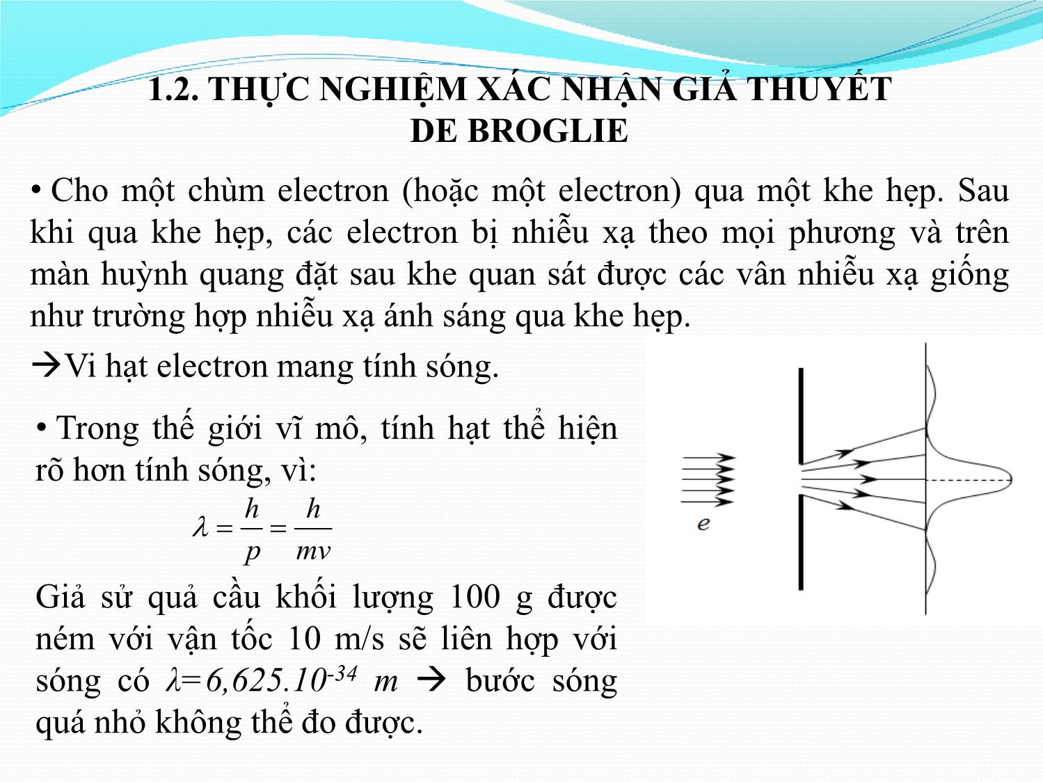 Bài giảng Vật lý đại cương 2 - Chương 6: Cơ học lượng tử - Phạm Thị Hải Miền trang 3