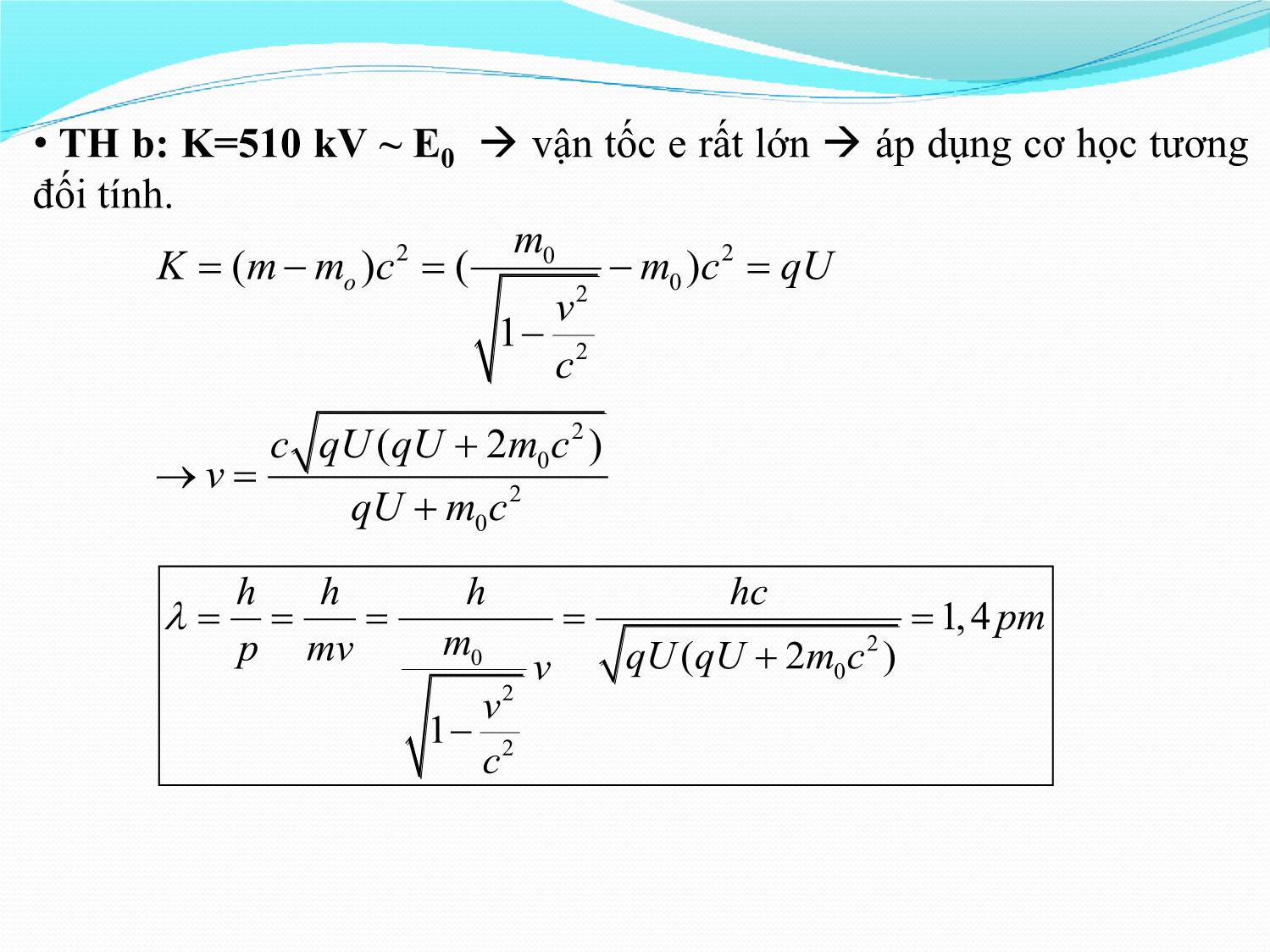 Bài giảng Vật lý đại cương 2 - Chương 6: Cơ học lượng tử - Phạm Thị Hải Miền trang 6