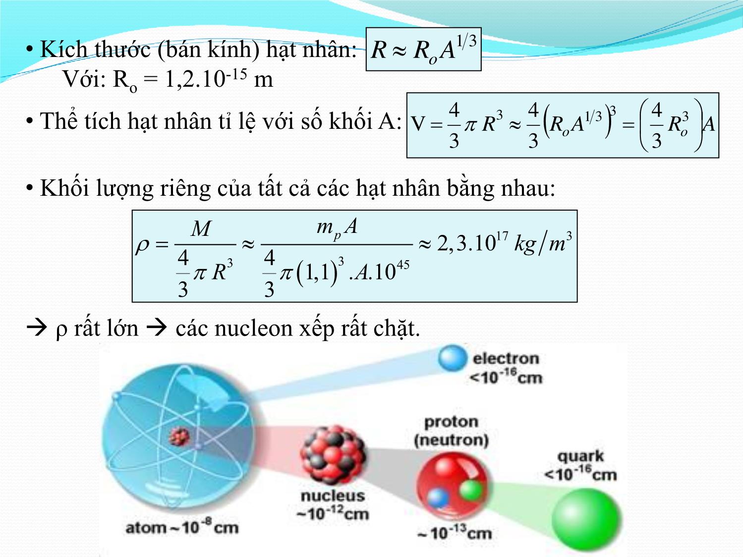 Bài giảng Vật lý đại cương 2 - Chương 8: Vật lý hạt nhân - Phạm Thị Hải Miền trang 3