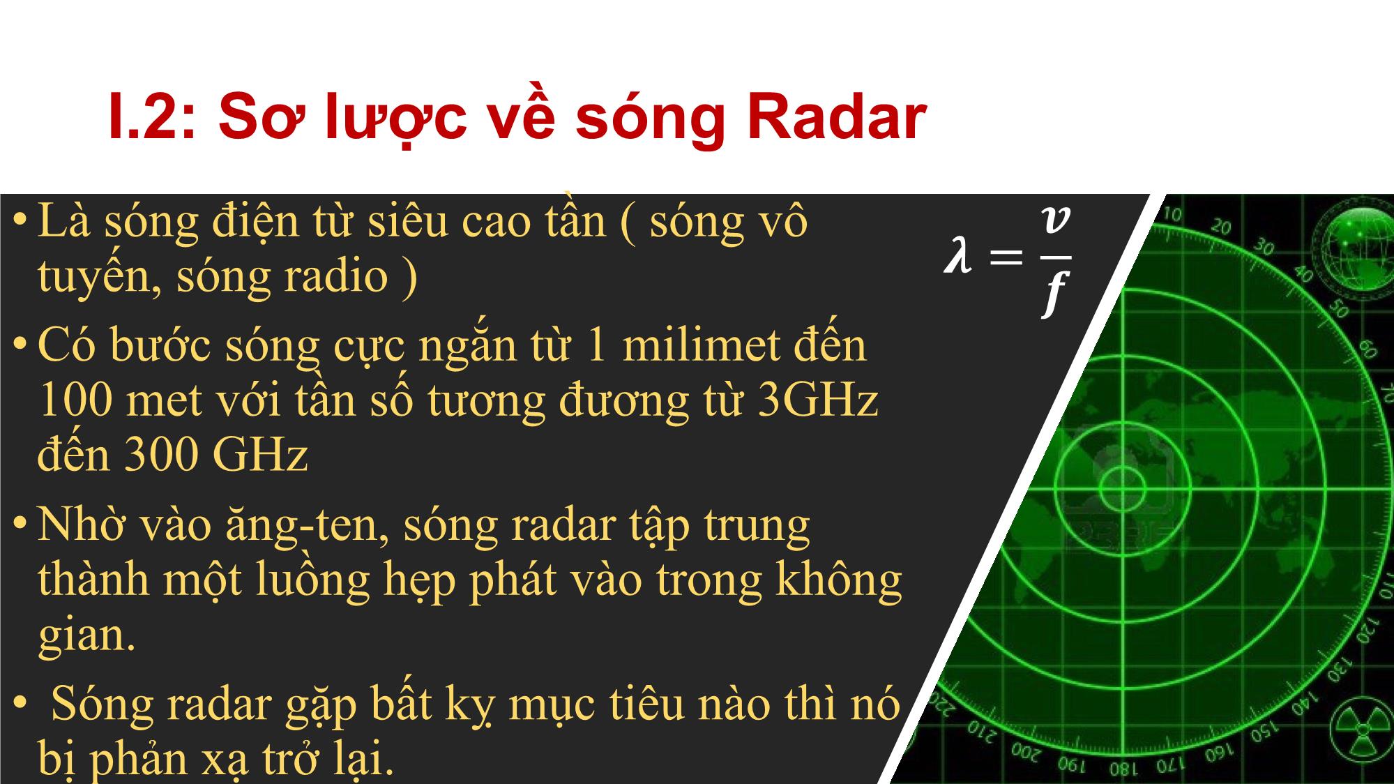 Báo cáo Sóng radar và ứng dụng trang 7
