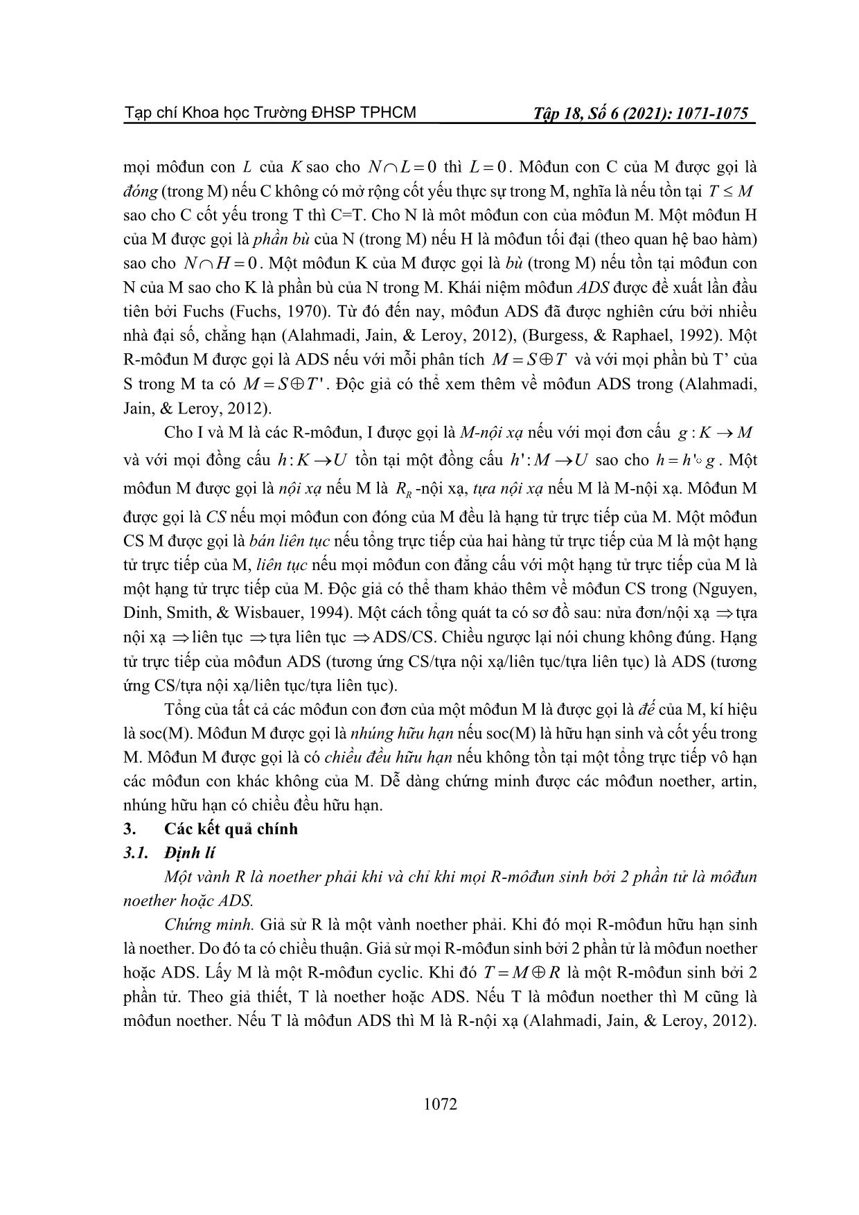 Đặc trưng của vành Noether và Artin trang 2