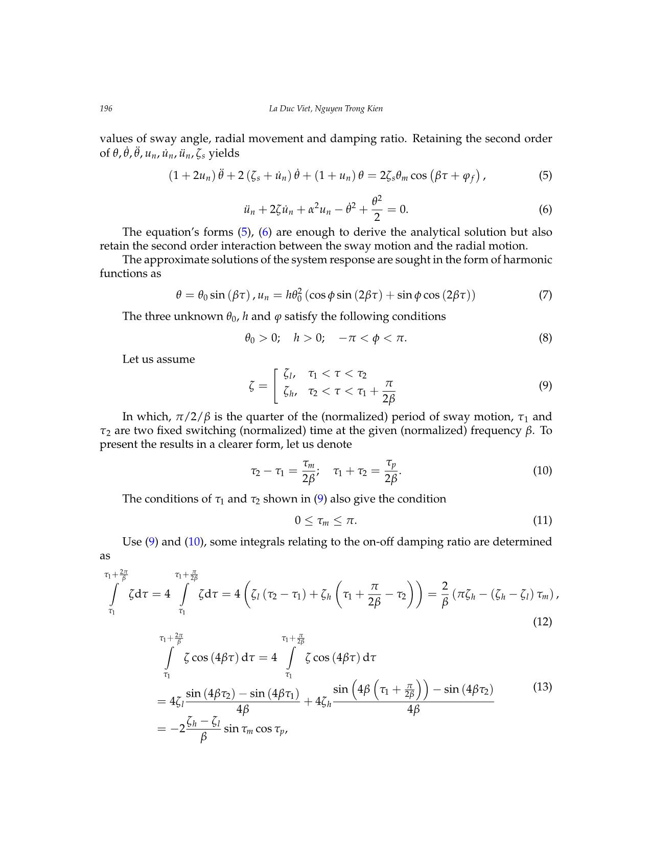 Lower bound of performance index of anti - sway control of a pendulum using on-off damping radial spring - damper trang 4