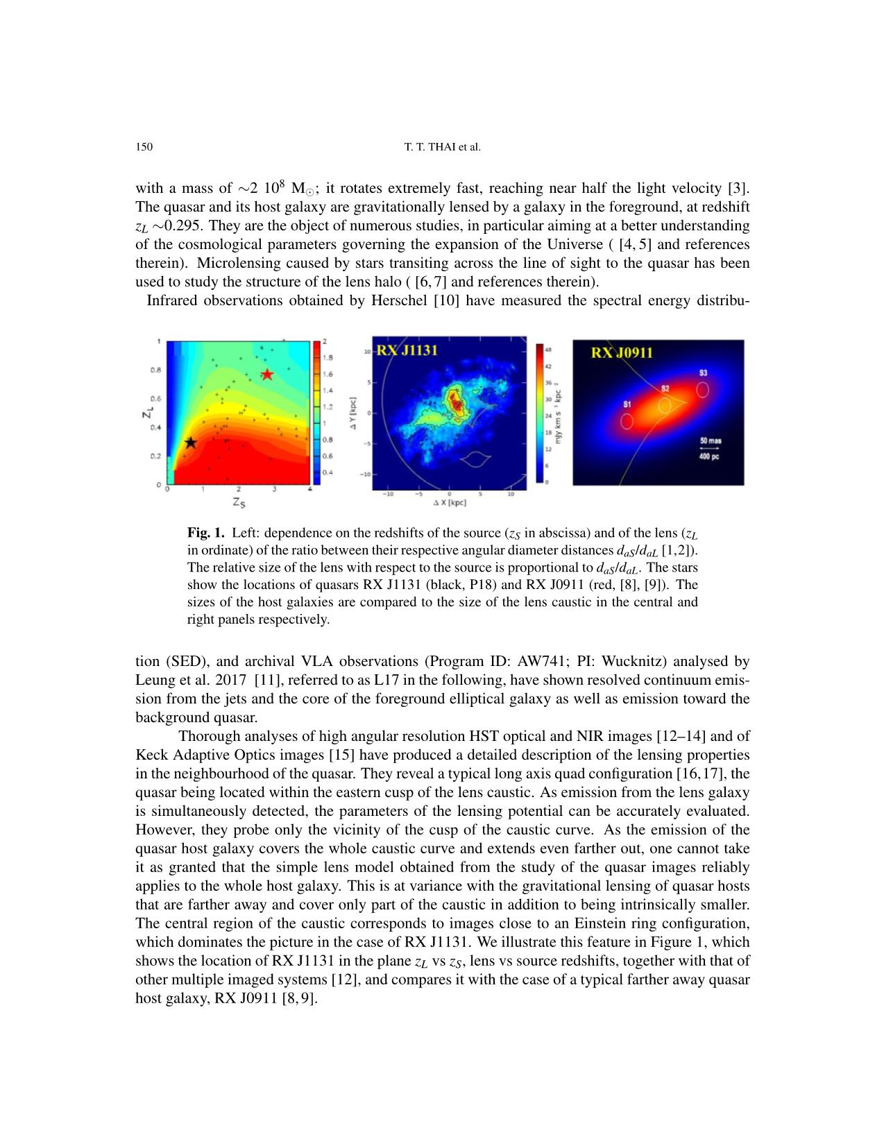 Morpho-Kinematics of the molecular gas in a quasar host galaxy at redshift z = 0:654 trang 2