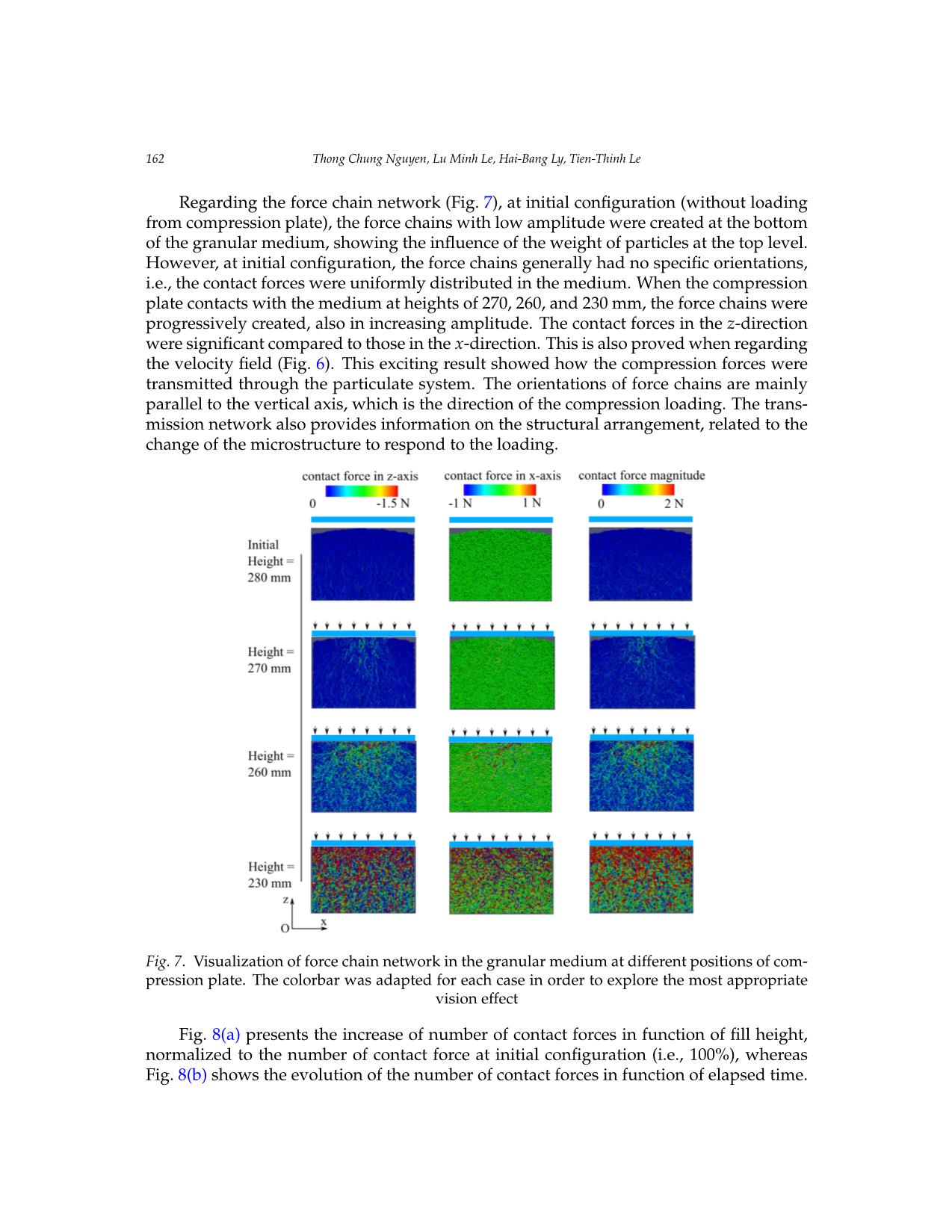 Numerical investigation of force transmission in granular media using discrete element method trang 10