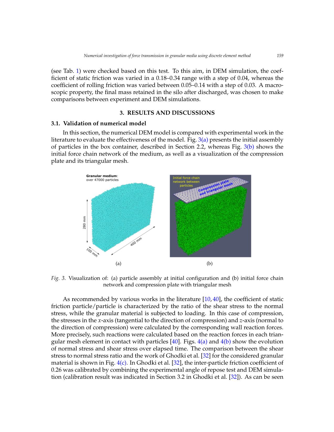 Numerical investigation of force transmission in granular media using discrete element method trang 7