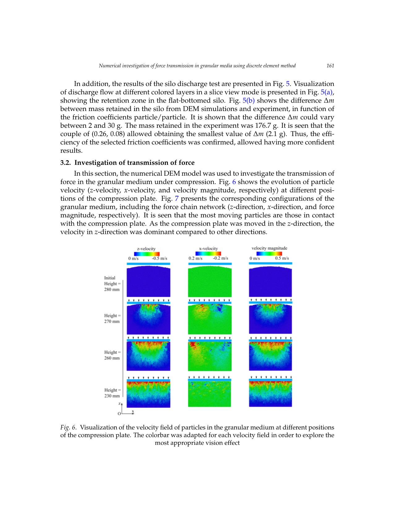 Numerical investigation of force transmission in granular media using discrete element method trang 9