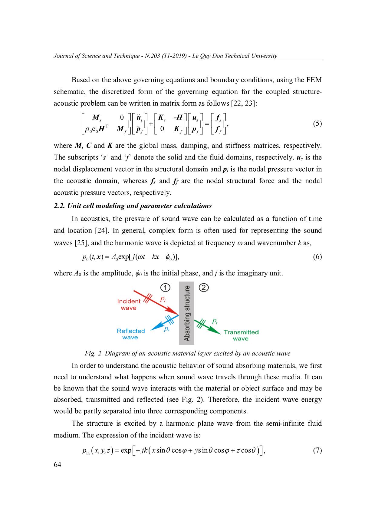 Numerical investigation of microstructure effect on acoustic properties of underwater anechoic coatings trang 4