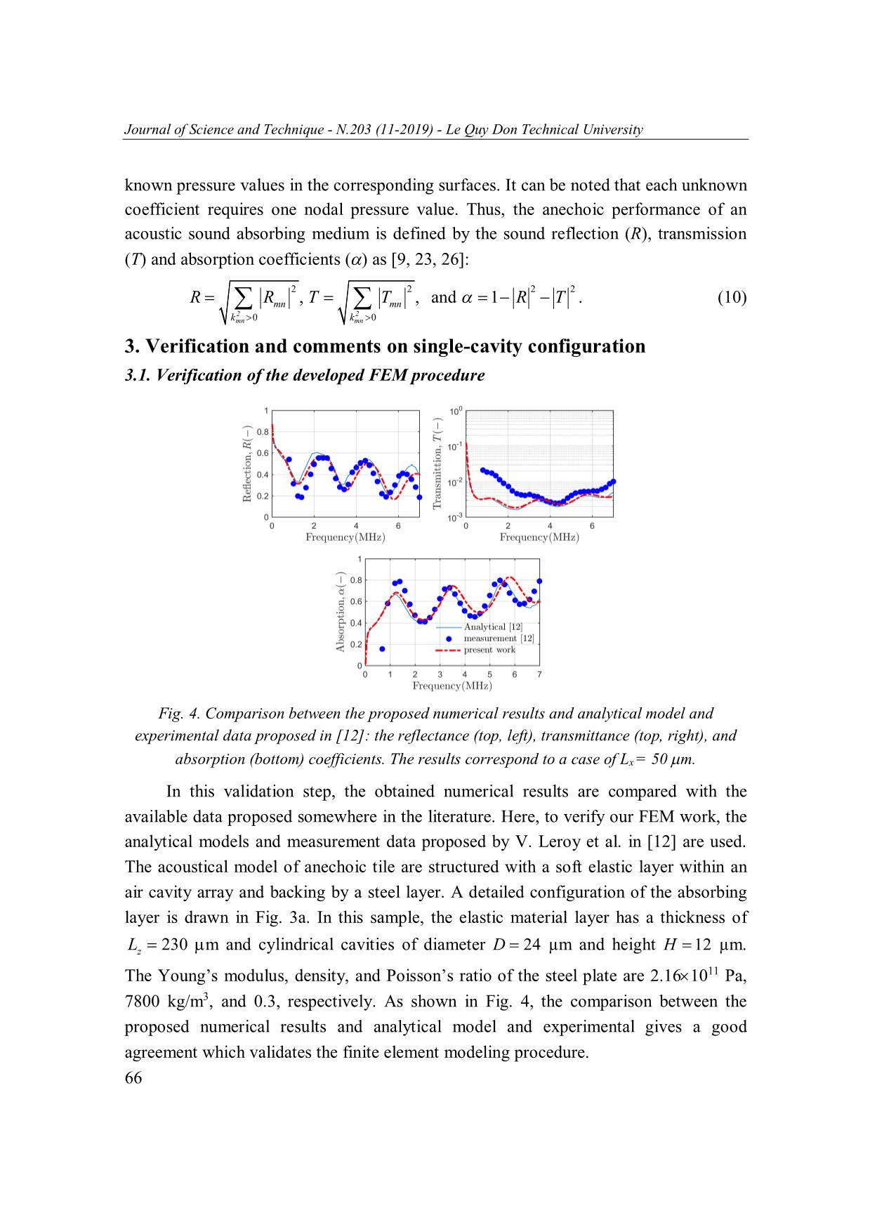 Numerical investigation of microstructure effect on acoustic properties of underwater anechoic coatings trang 6