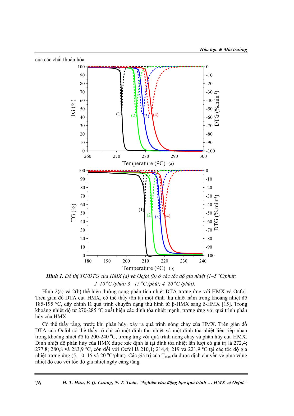 Nghiên cứu động học quá trình phân hủy nhiệt của thuốc nổ HMX và Ocfol trang 4