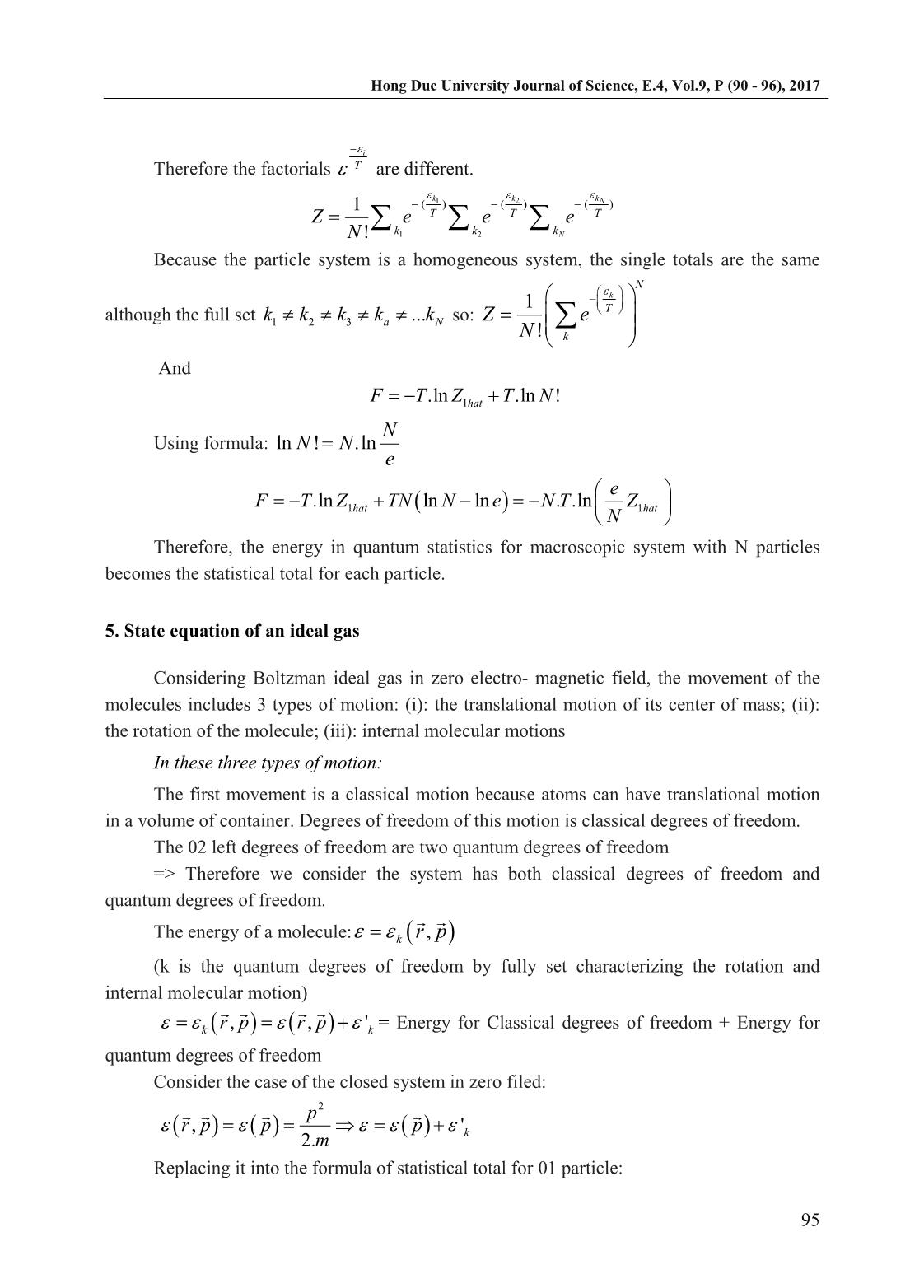 Study boltzman distribution function for ideal gas system trang 6